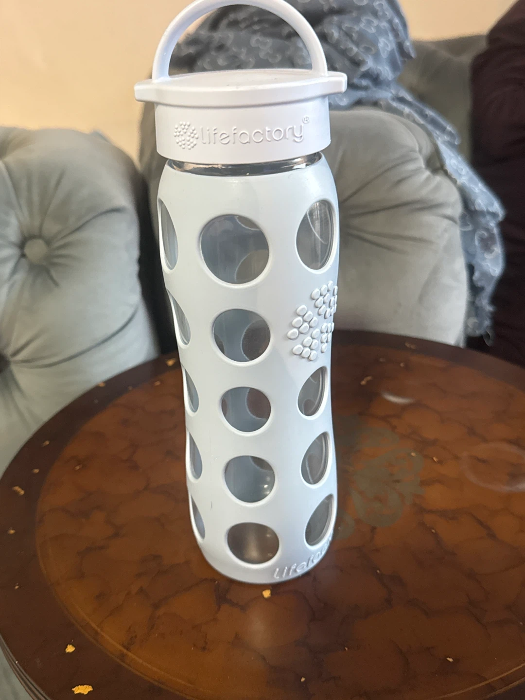 Lifefactory Glass Water Bottle with Silicone Sleeve