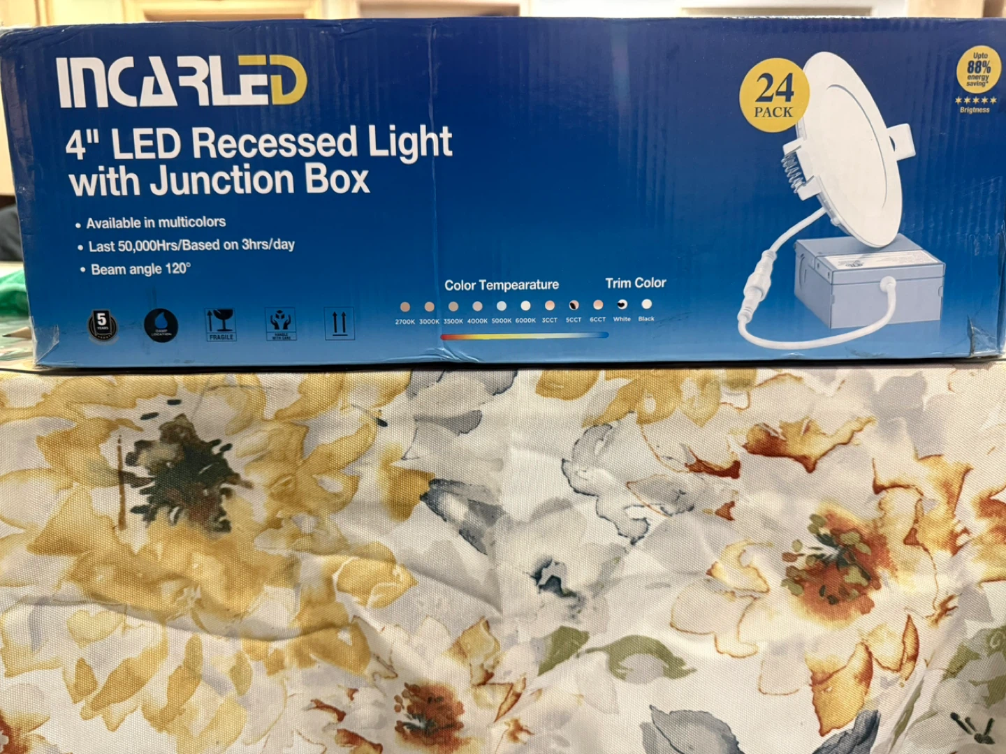 INCARLED 4" LED Recessed Lights with Junction Box (24 Pack) - photo 4