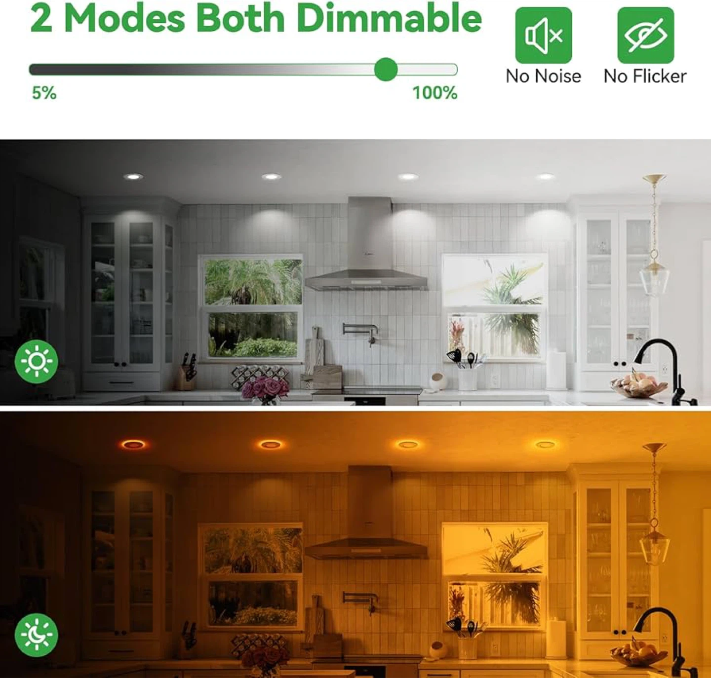 3 Inch LED Recessed Lights - Pack of 6 - photo 4