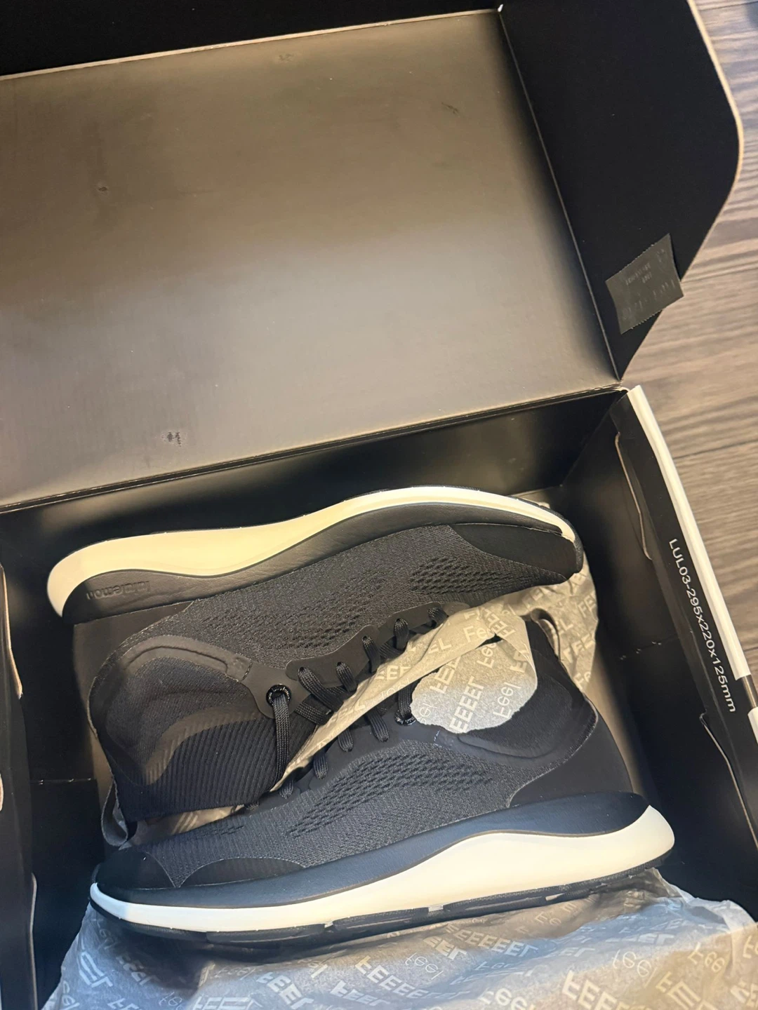 Lululemon Black High-Top Sneakers