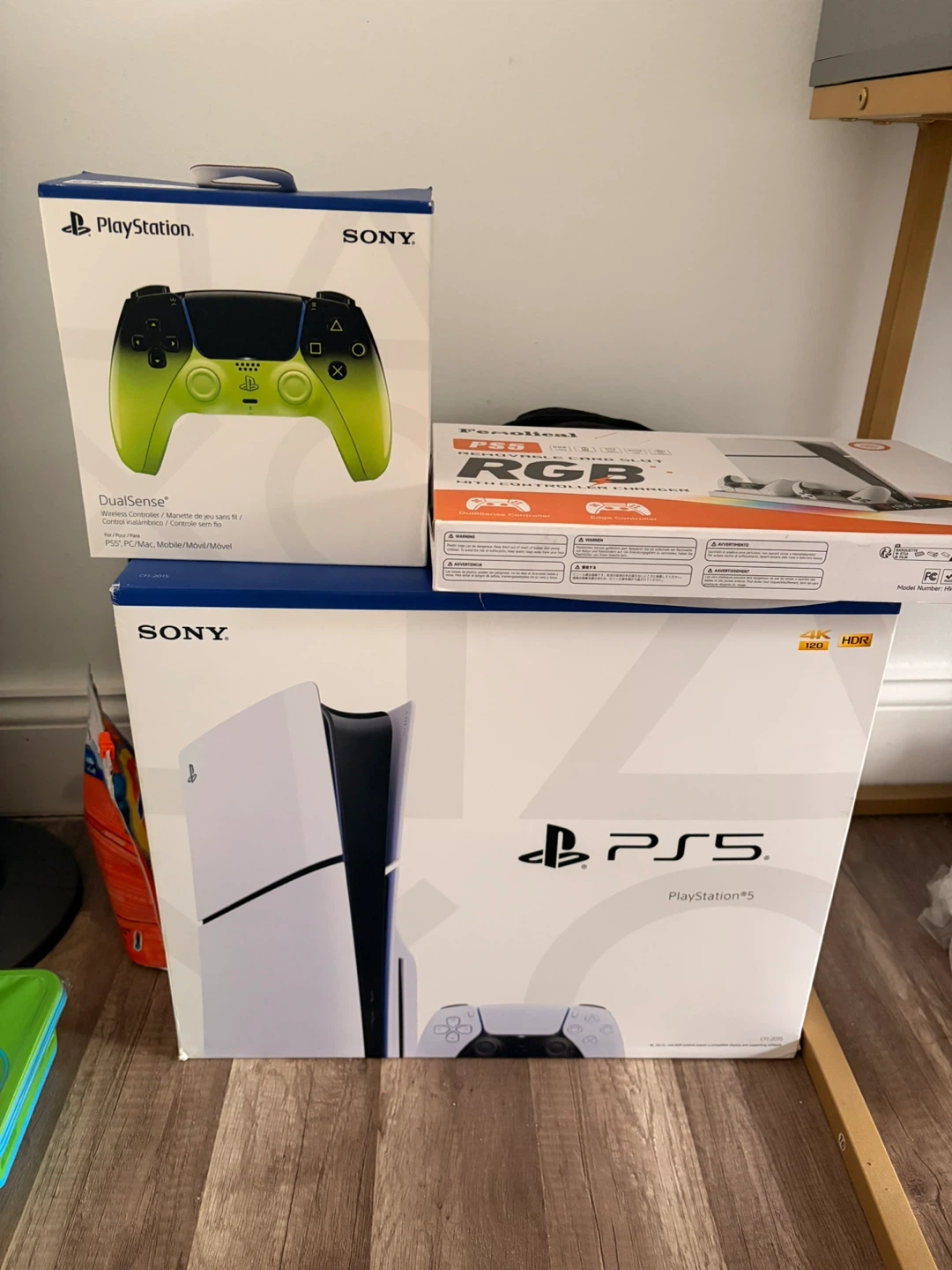 Custom Lime Green and Black Sony PlayStation 5 Console