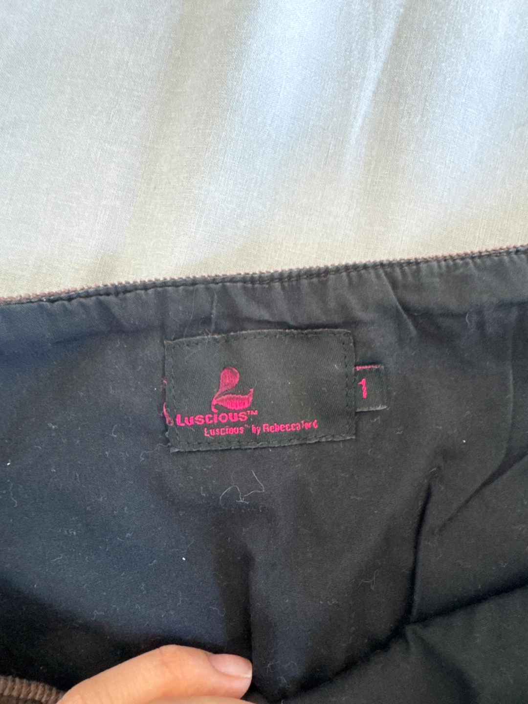 Luscious by Rebecca Taylor Brown Corduroy Pants Size 1 - photo 2