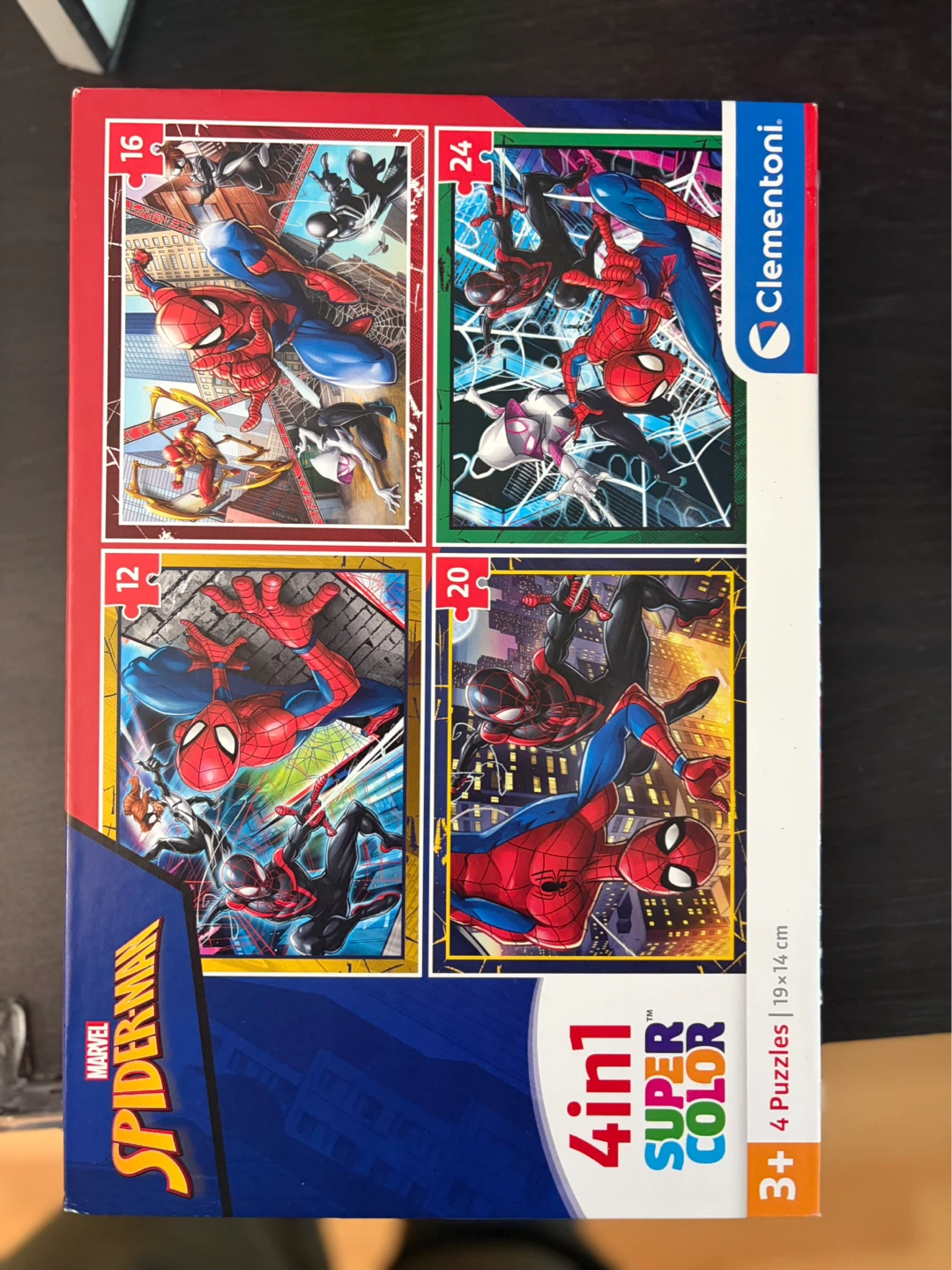 Spider-Man 4-in-1 Super Color Puzzles