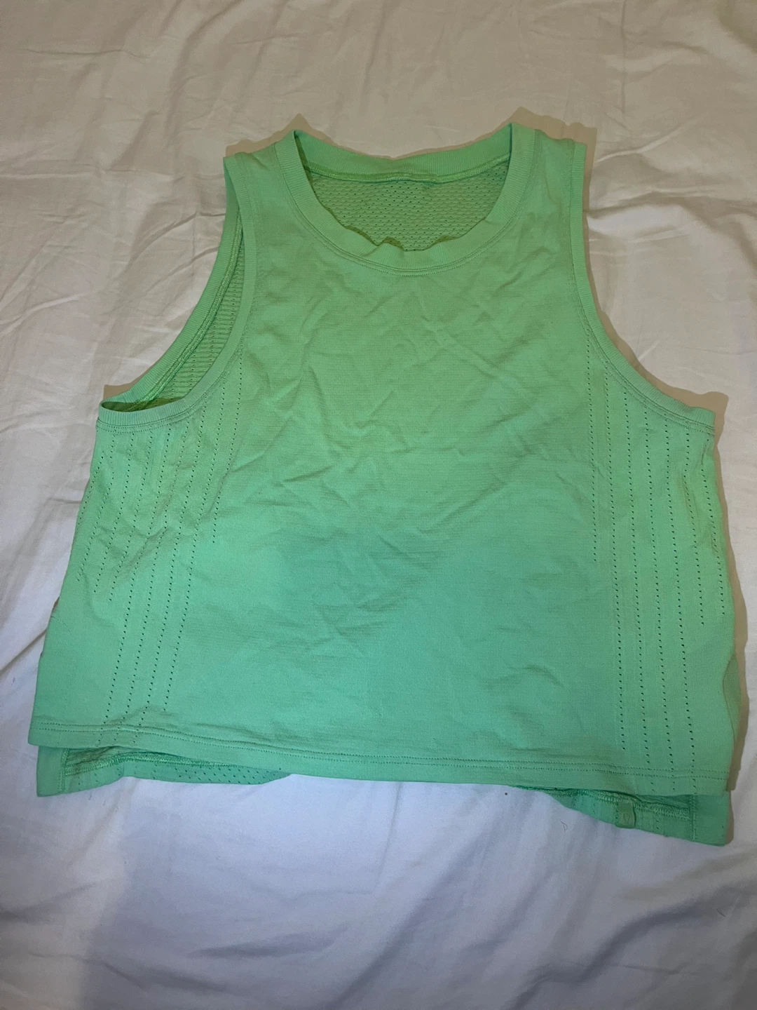 Lululemon Athletica Light Green Tank Top