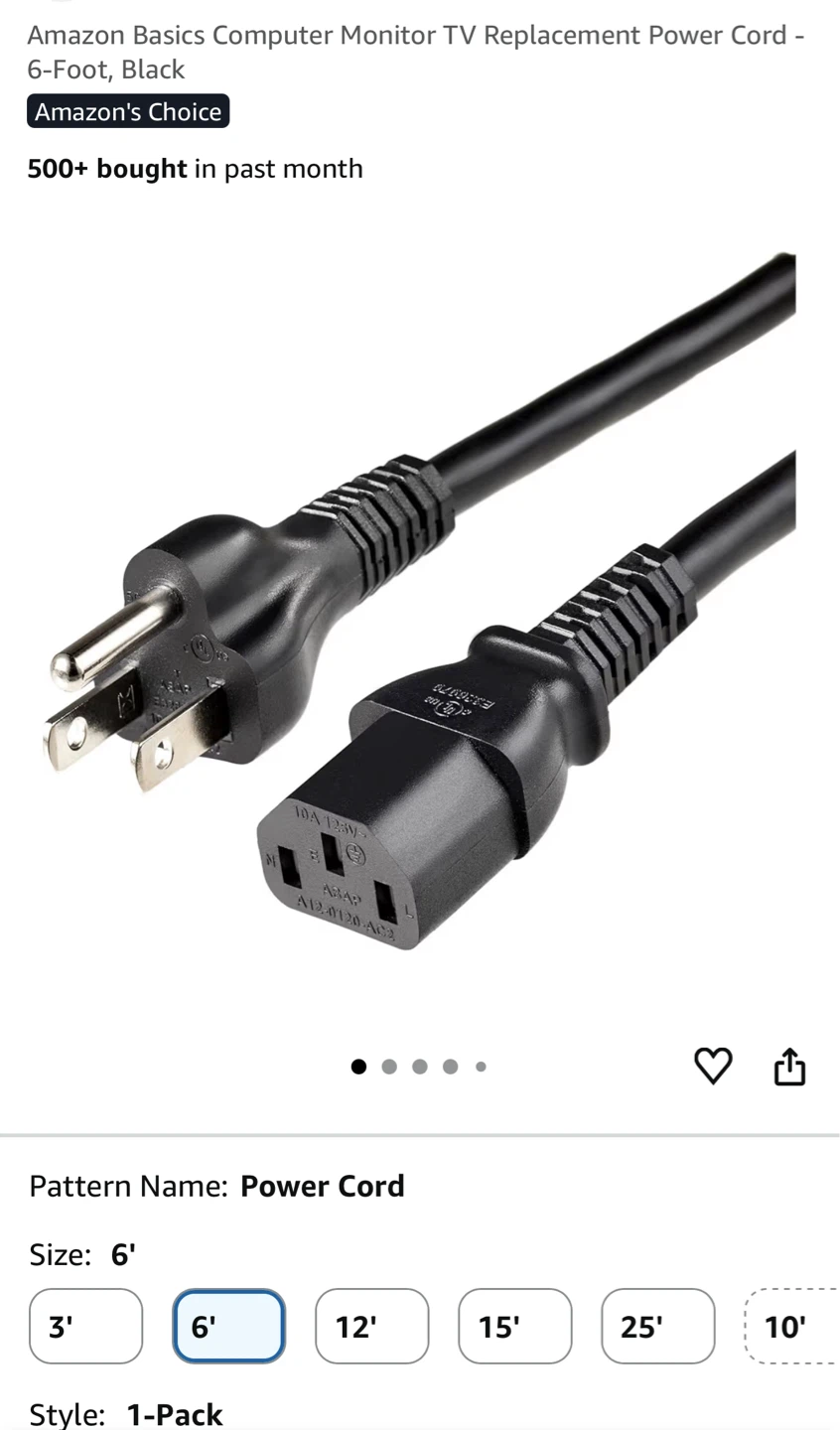 Power cord - photo 2