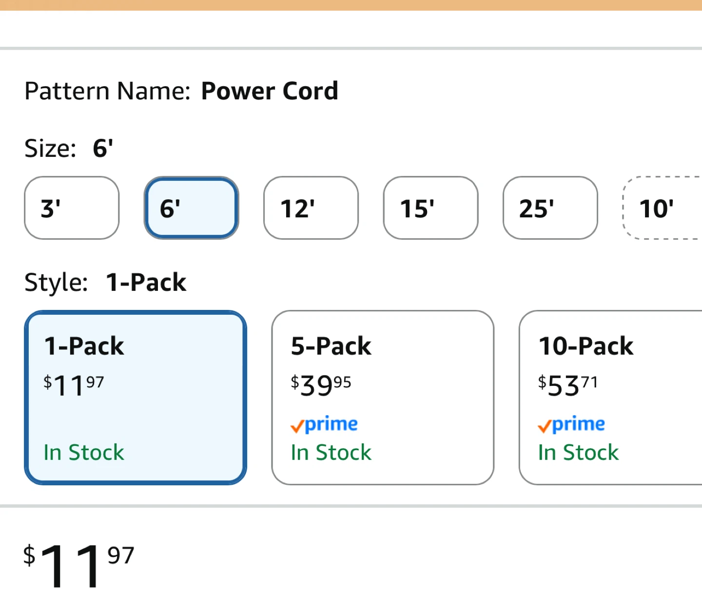 Power cord