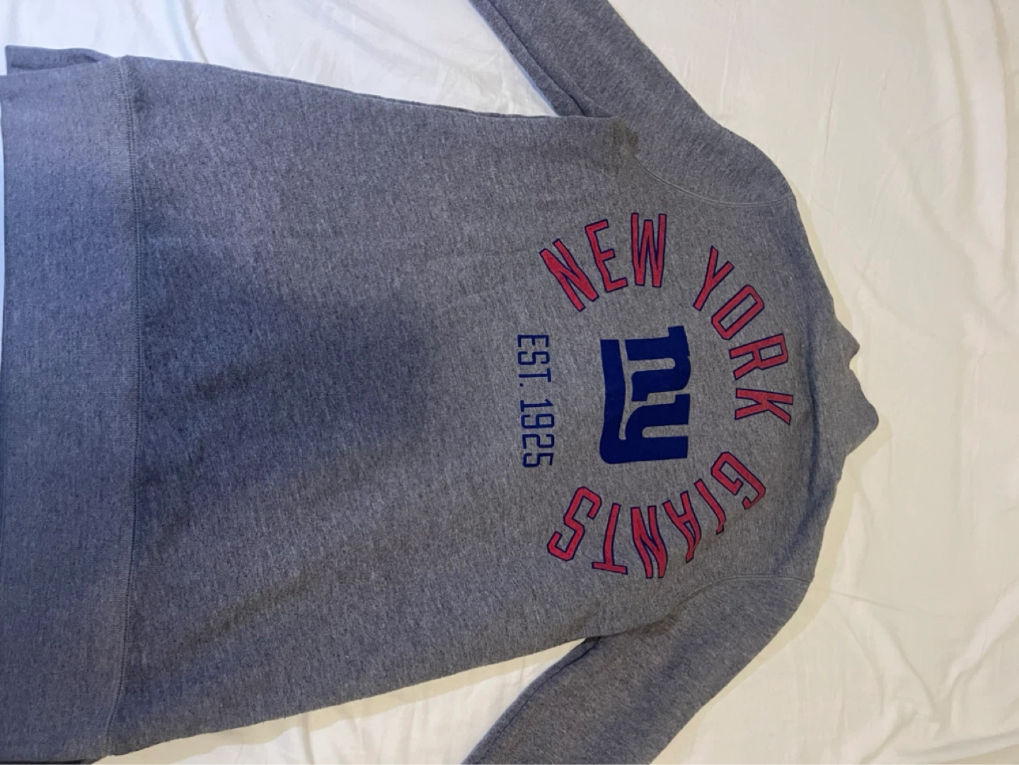 PINK New York Giants Quarter Zip Sweatshirt