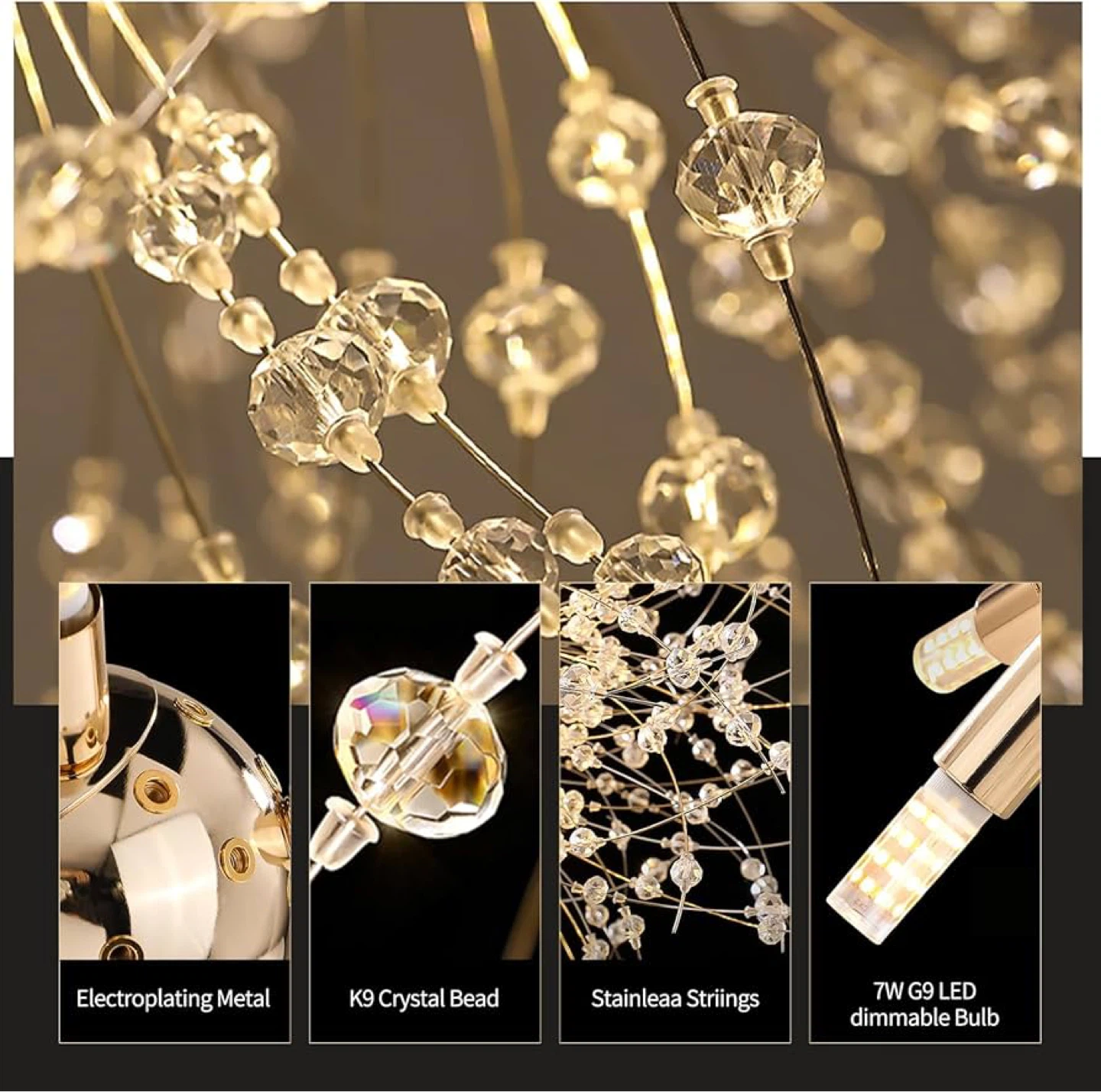 Modern Crystal Chandelier - photo 4