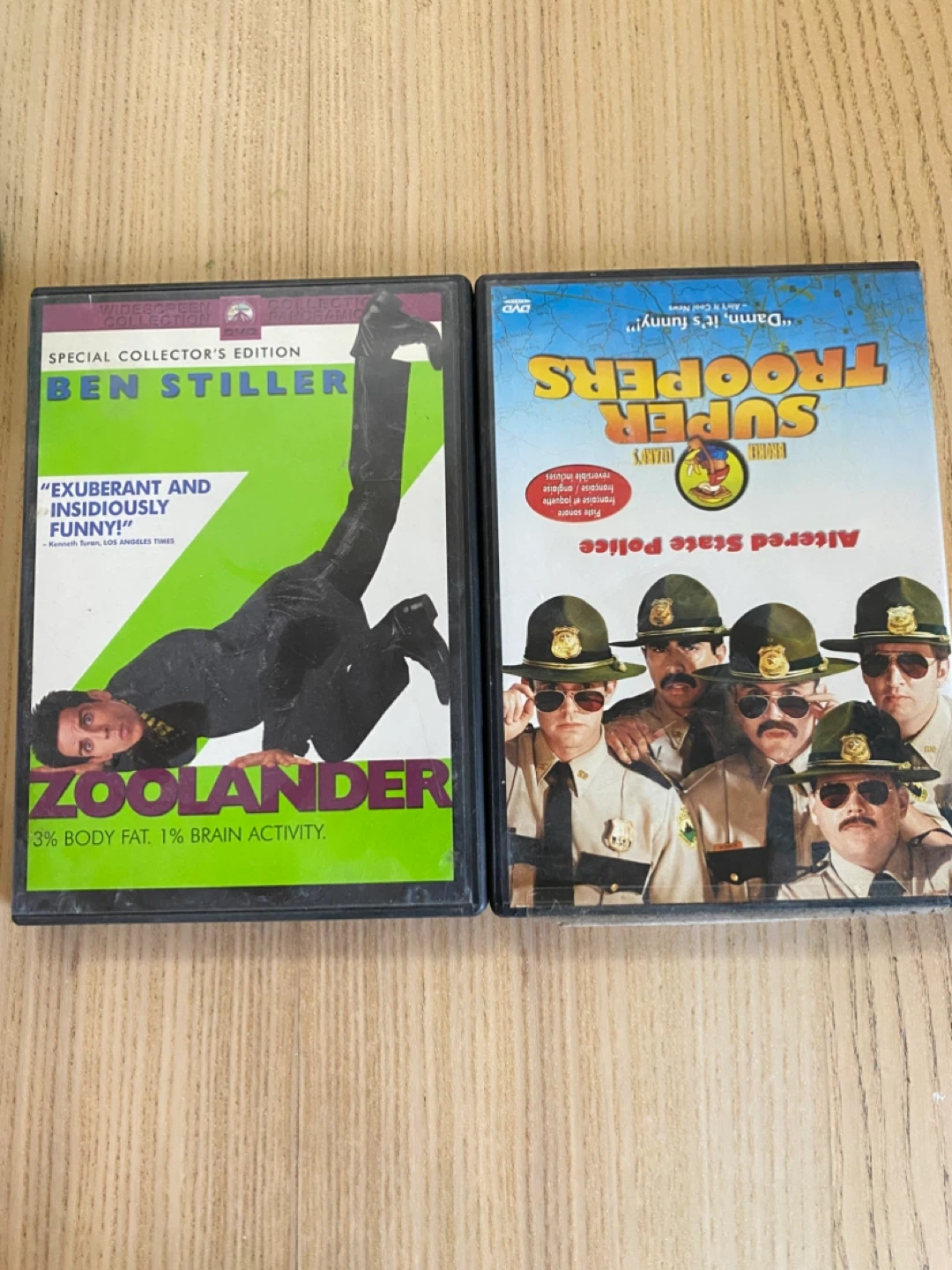 Zoolander & Super Troopers Special Collector's Edition DVDs