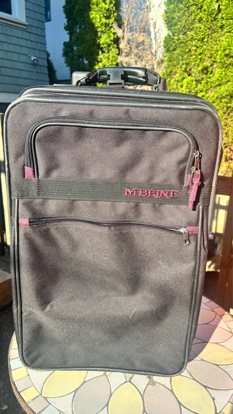 Merino Black Carry-On Luggage