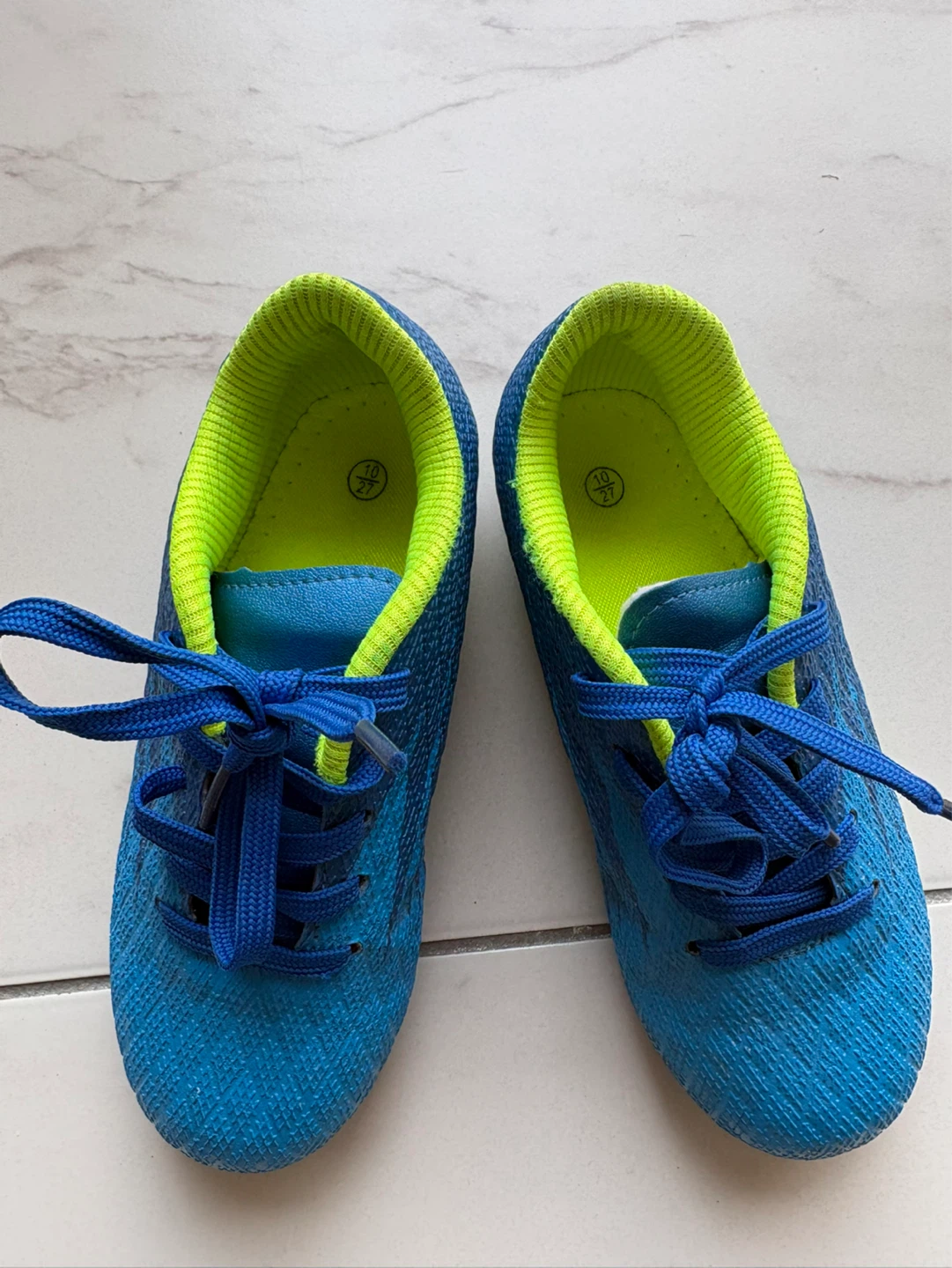 Blue Soccer Cleats - Youth Size 10K - photo 2