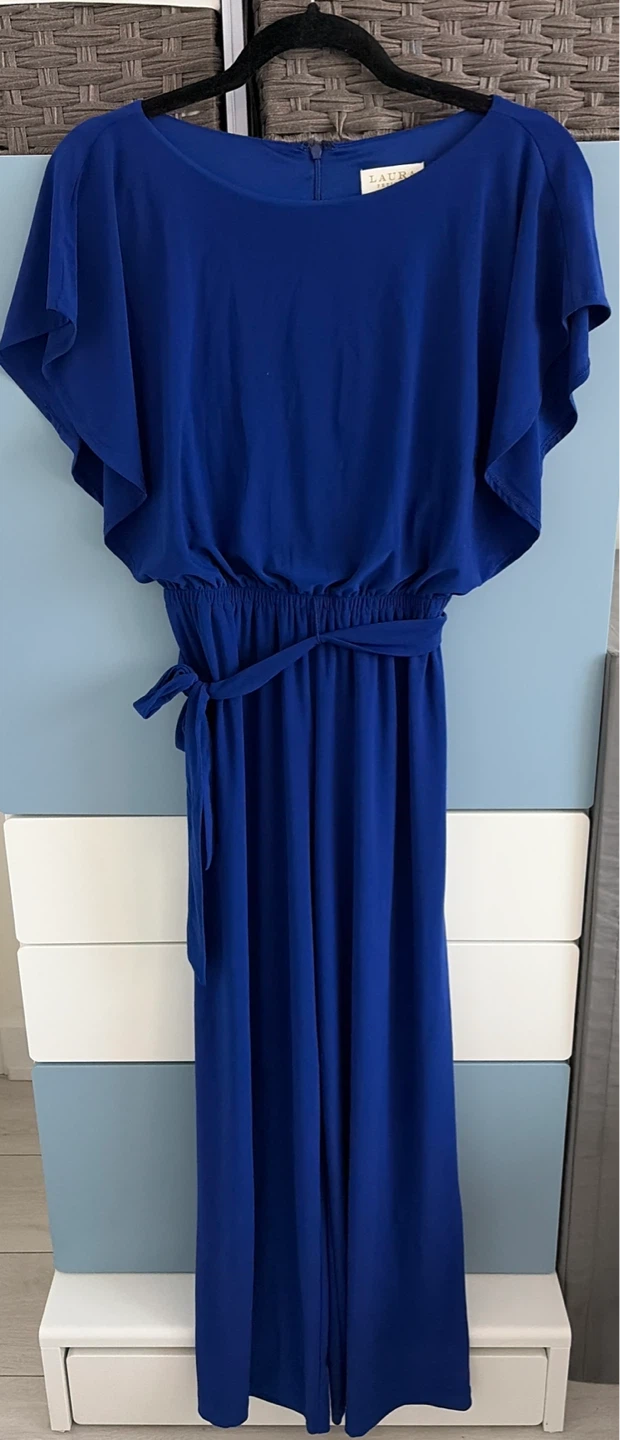 Royal Blue Wide Leg Jumpsuit