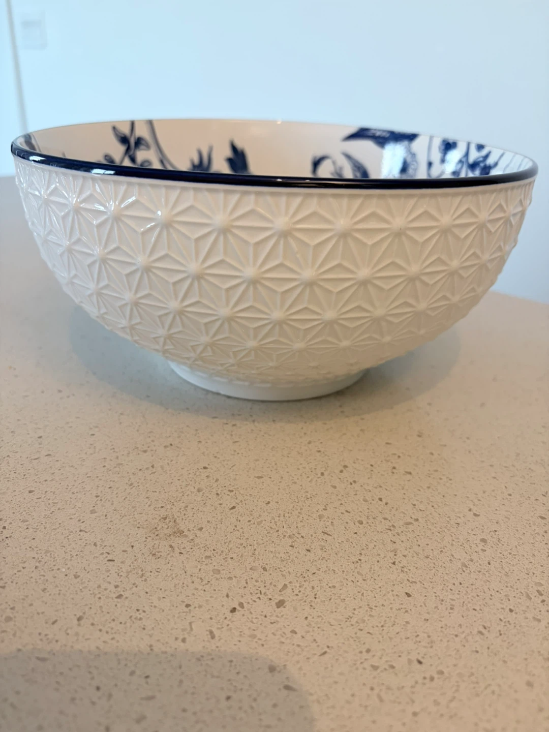 Blue and White Floral Serving Bowl- 4 pcs