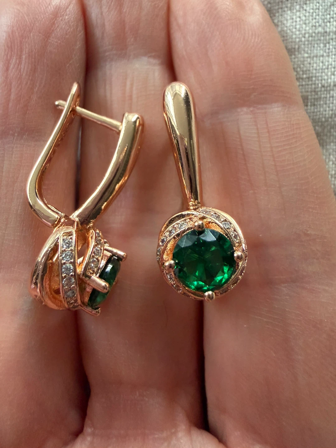 14k gemstone earrings