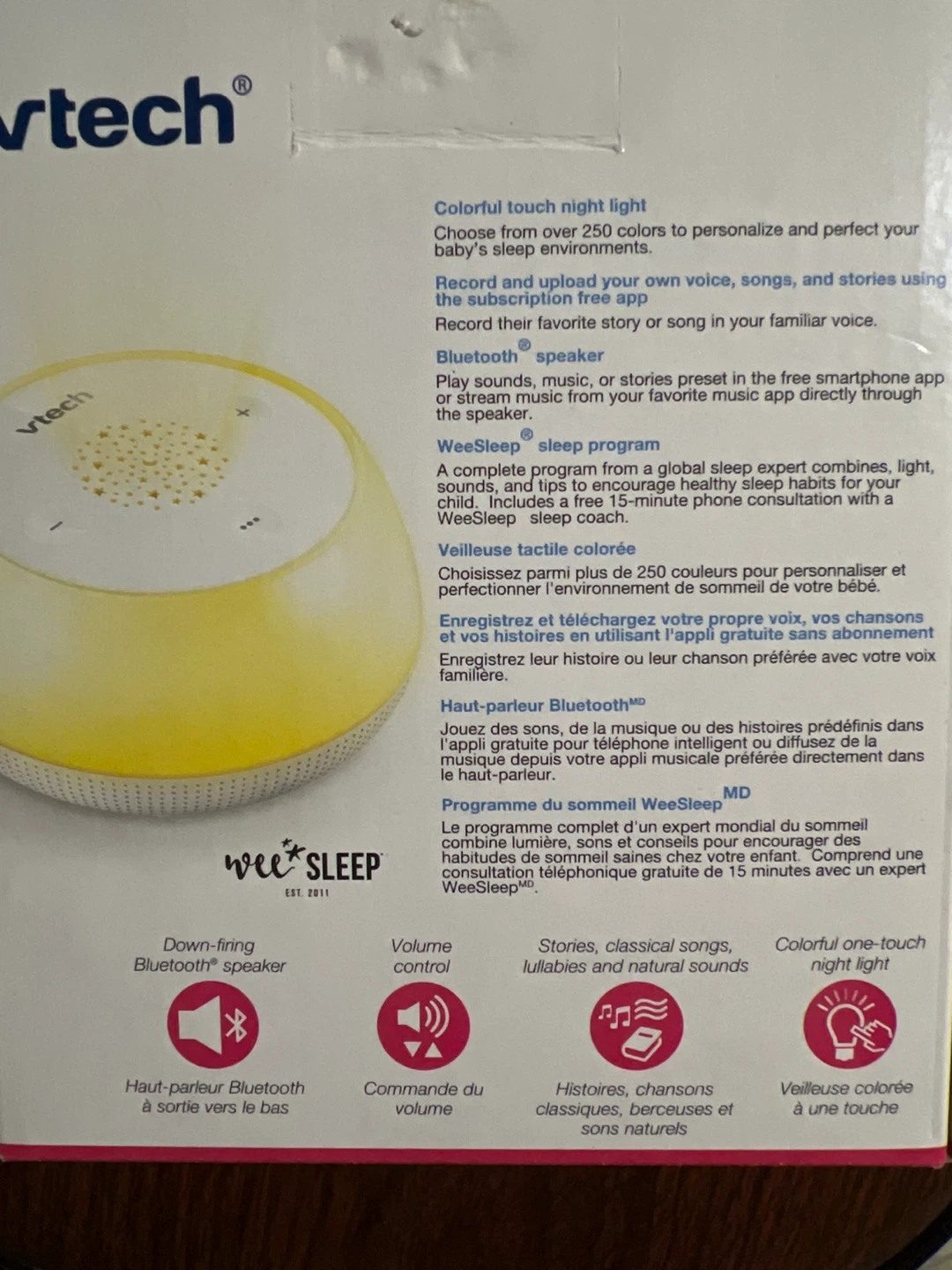 VTech V-Hush Mini Sleep Trainer Soother Speaker - photo 4