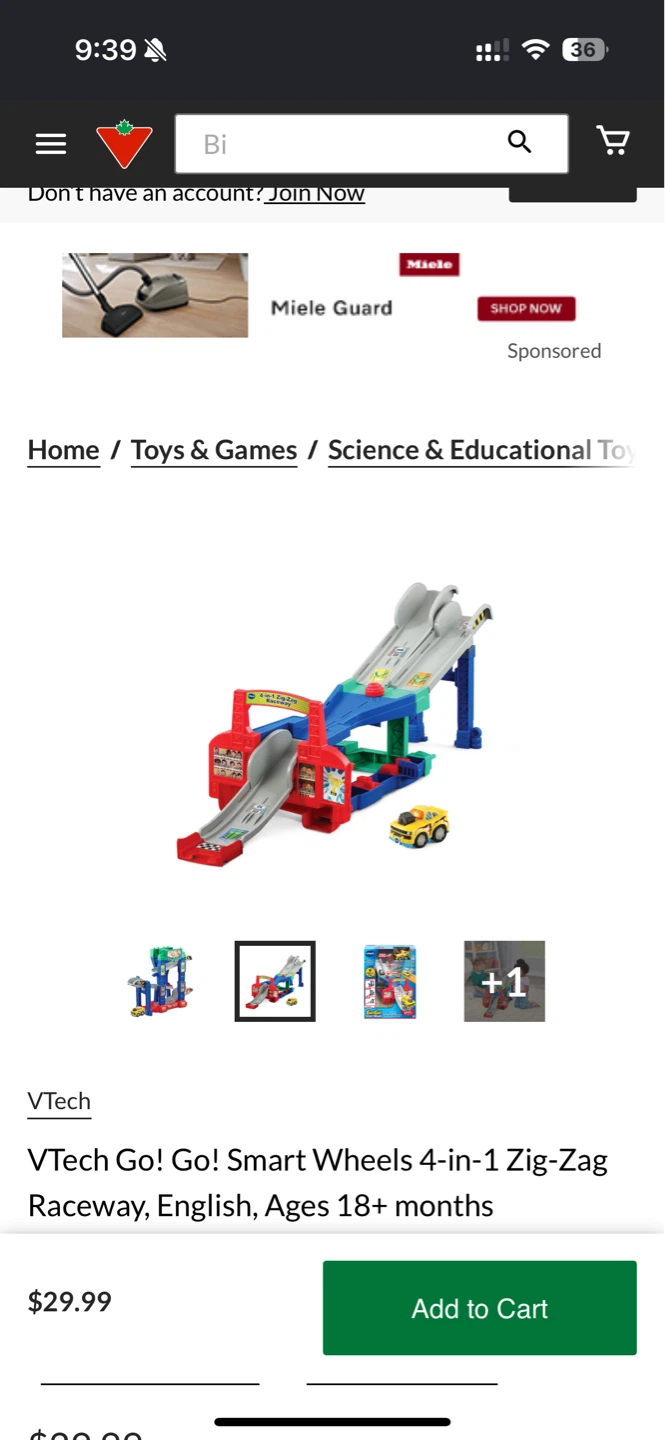 VTech Go! Go! Smart Wheels 4-in-1 Zig-Zag Raceway