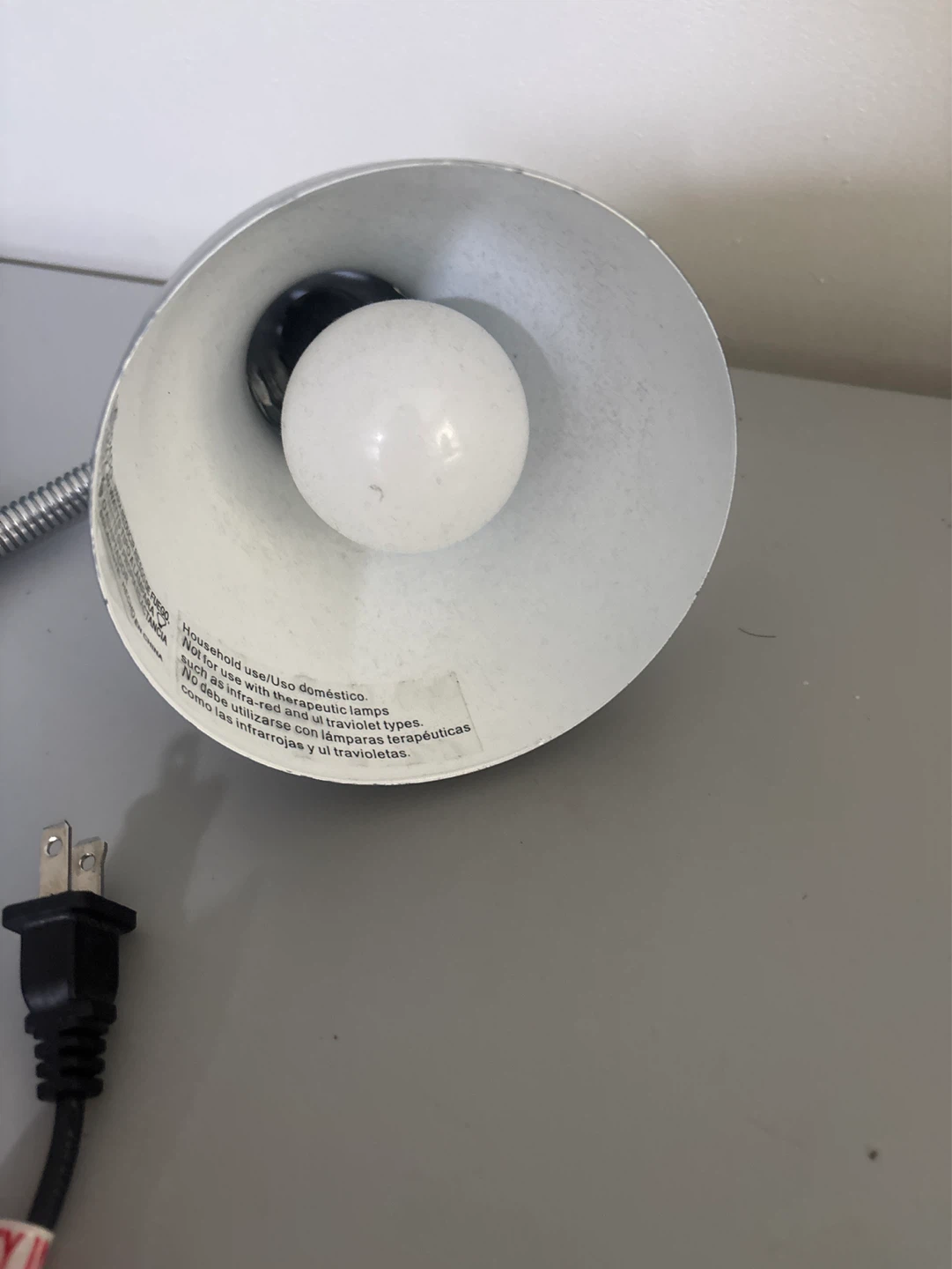 Grey Clip-On Task Lamp - photo 5
