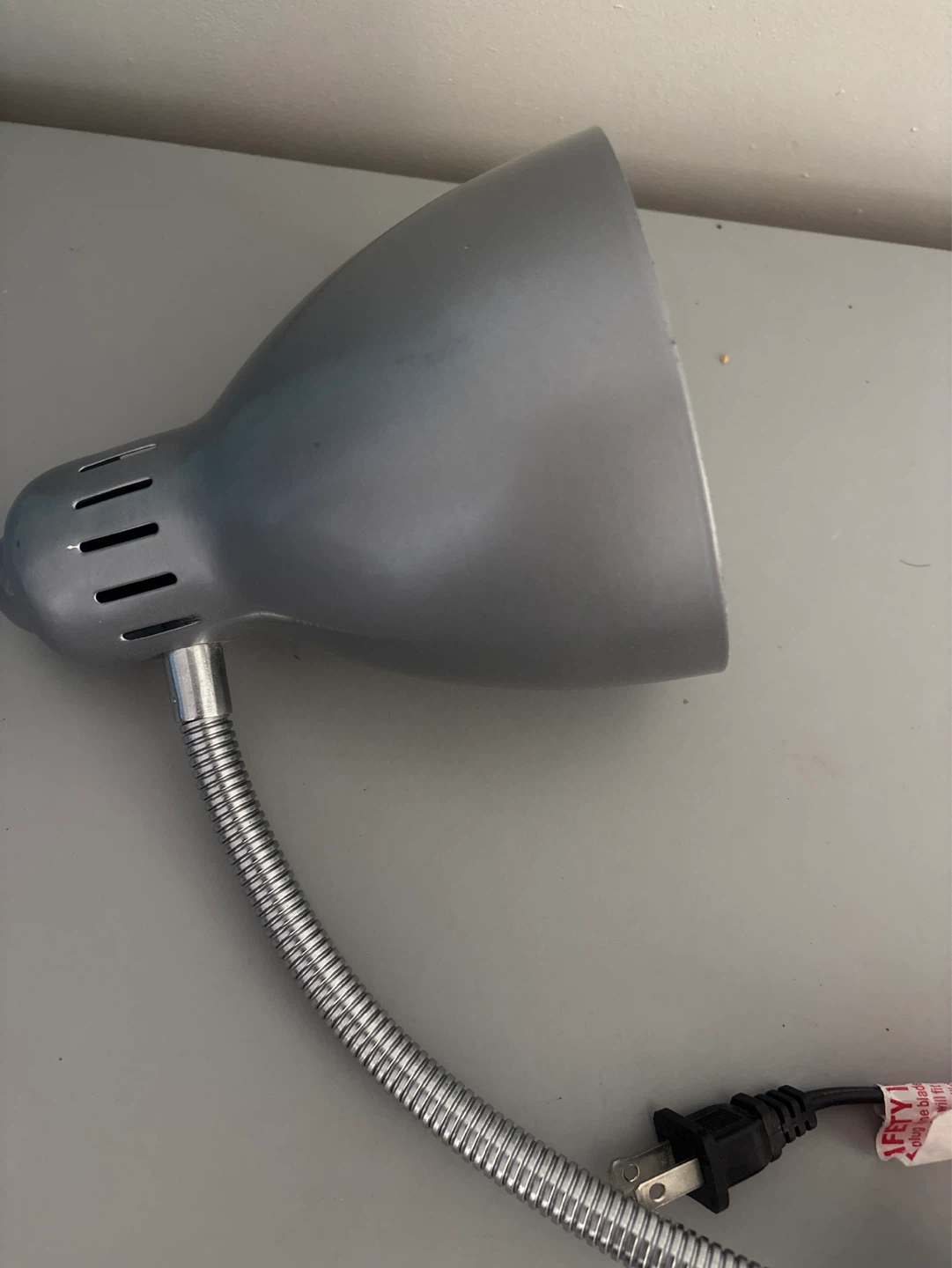 Grey Clip-On Task Lamp - photo 2