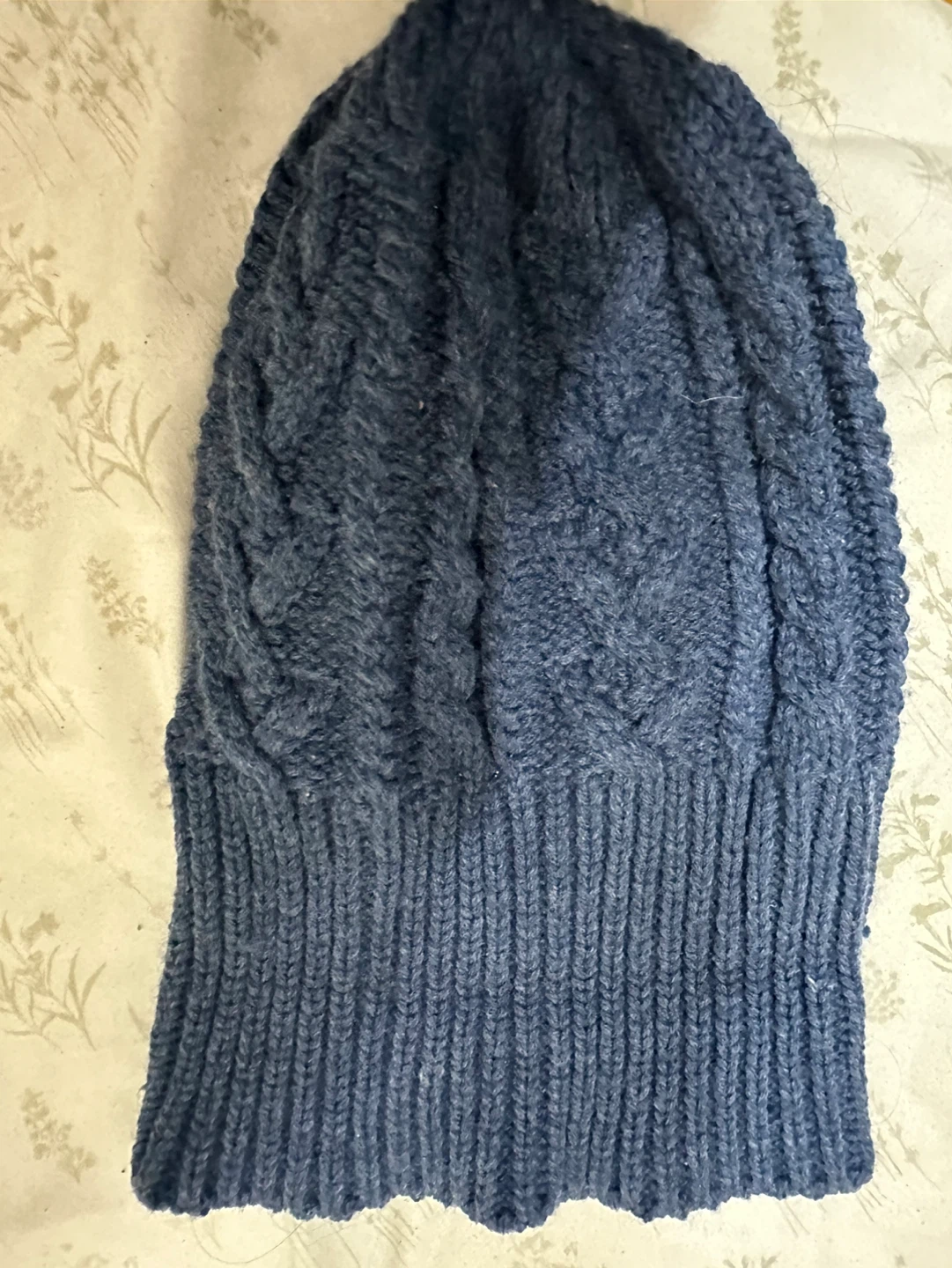 Navy Blue Knit Beanie - photo 2