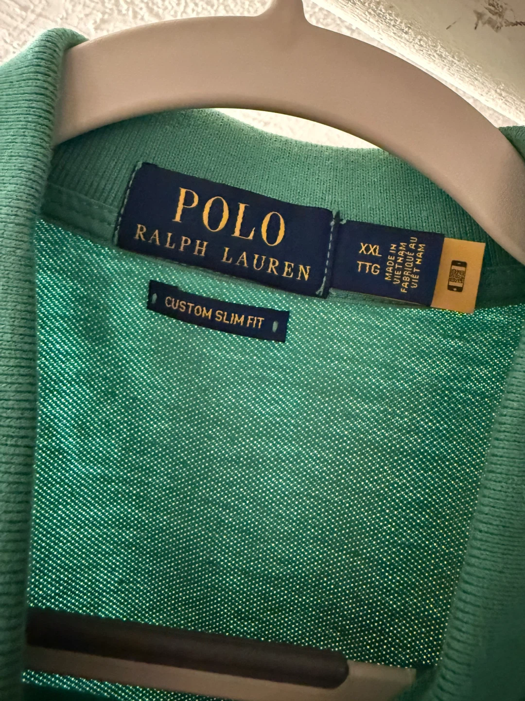 Polo Ralph Lauren Green Custom Slim Fit Polo Shirt XX-Large - photo 2