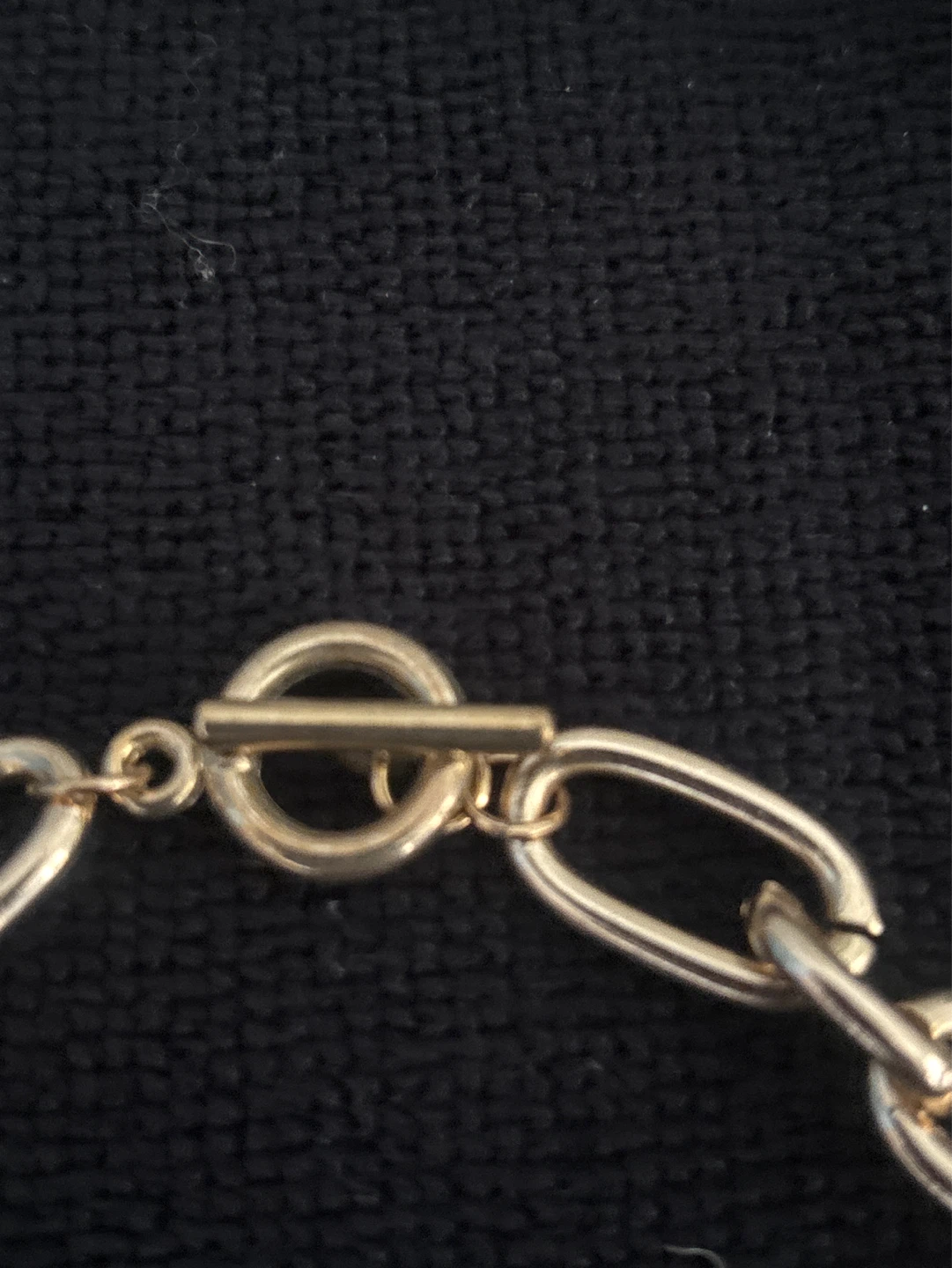 New Gold Chain Necklace with Rhinestone Accents - photo 4
