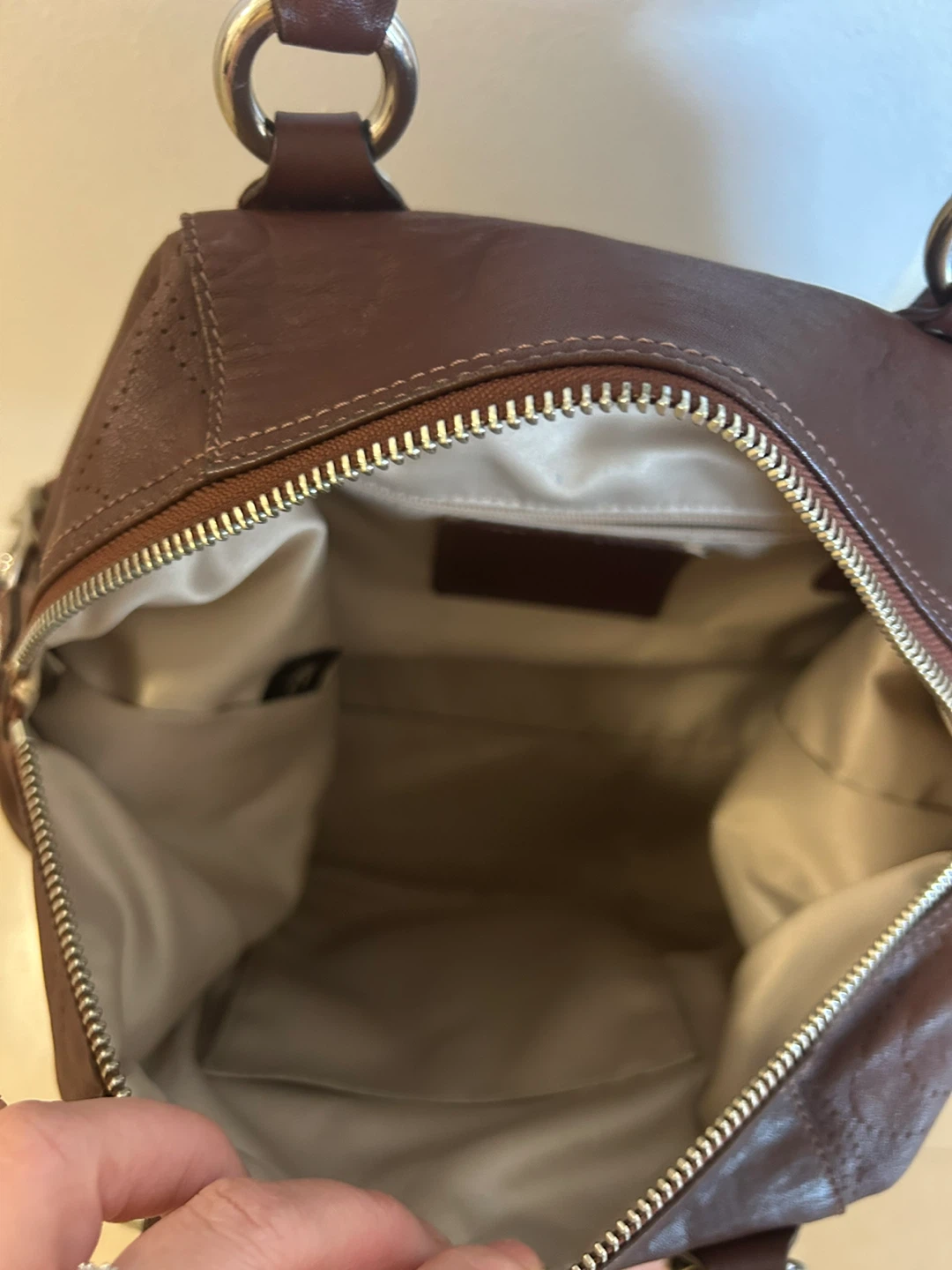 Coach Brown Leather Satchel Handbag - photo 2