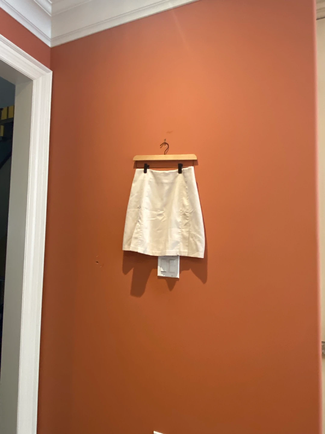 Cream colour A-Line Skirt