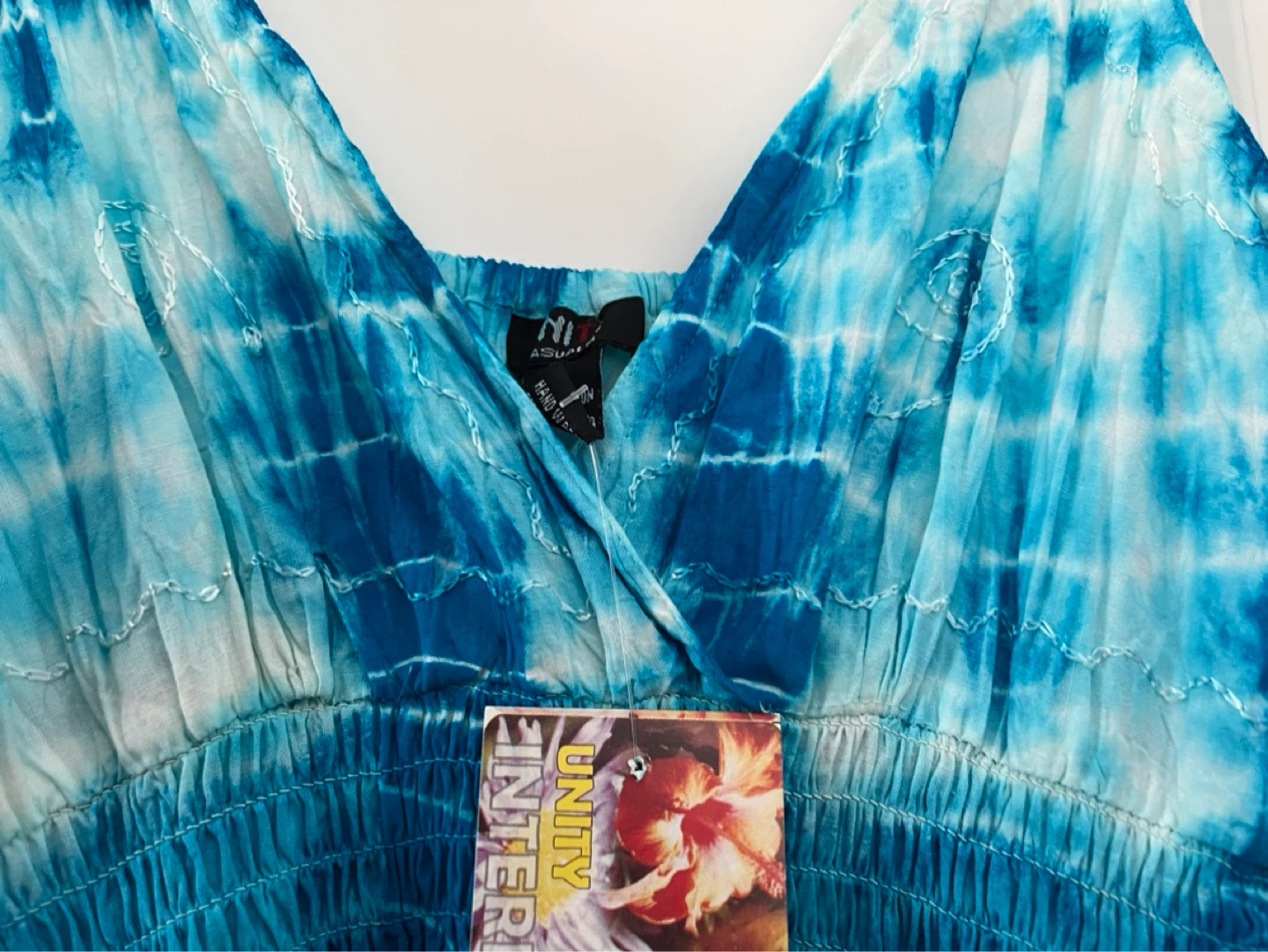 Niti Asuals Tie-Dye Maxi Dress Size S - photo 4