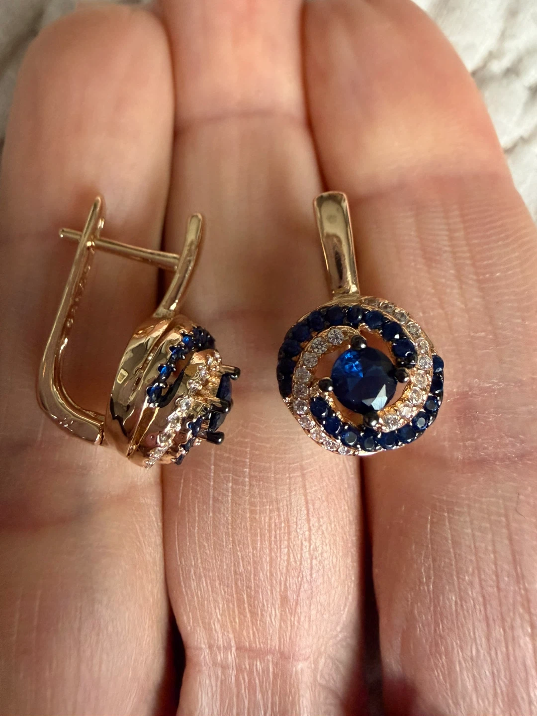 14k gemstone earrings