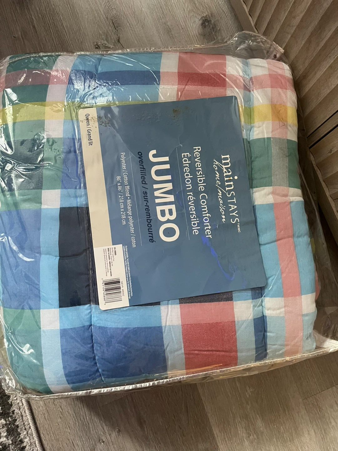 Mainstays Jumbo Reversible Comforter