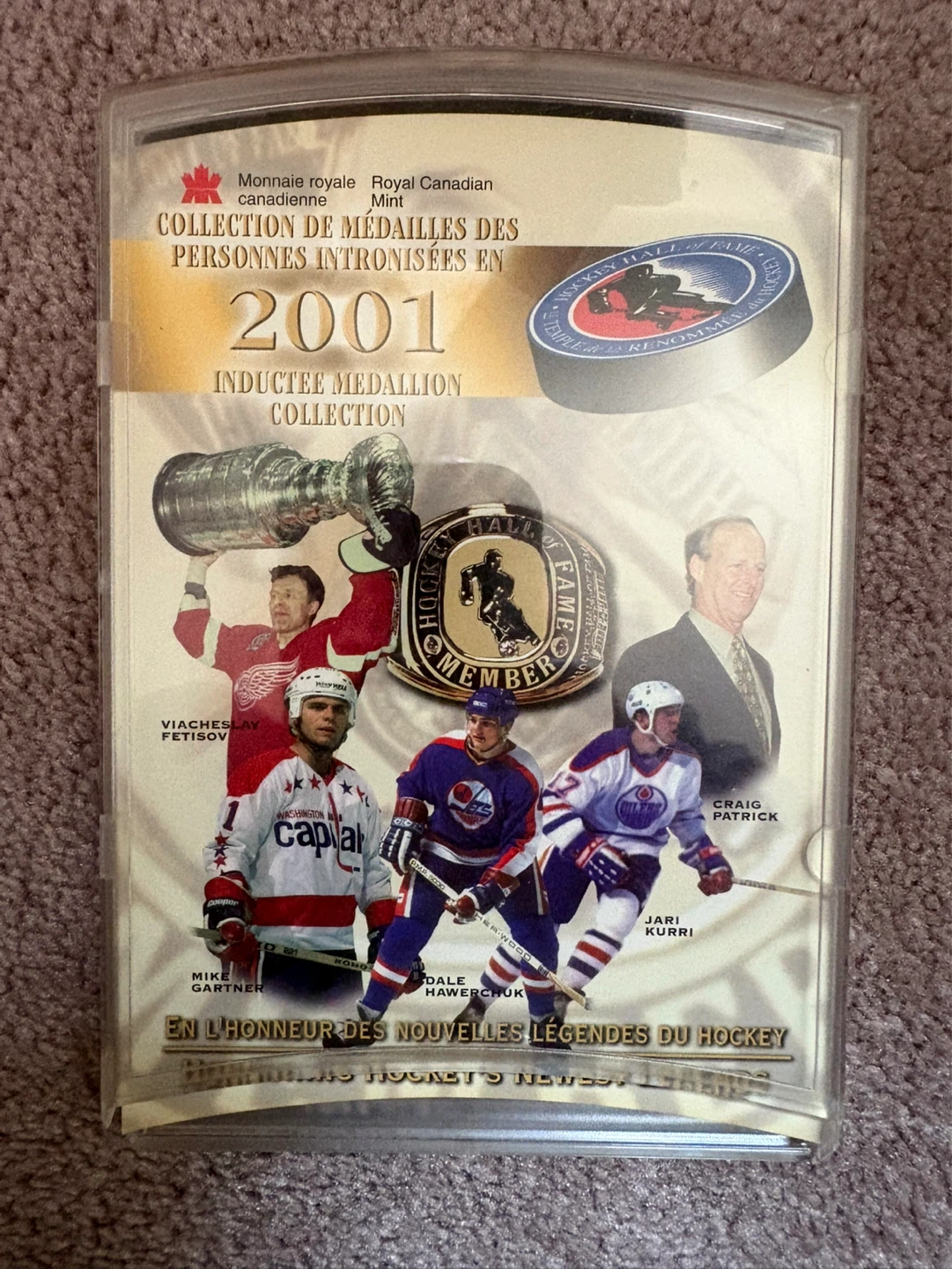 Royal Canadian Mint 2001 Inductee Medallion Collection