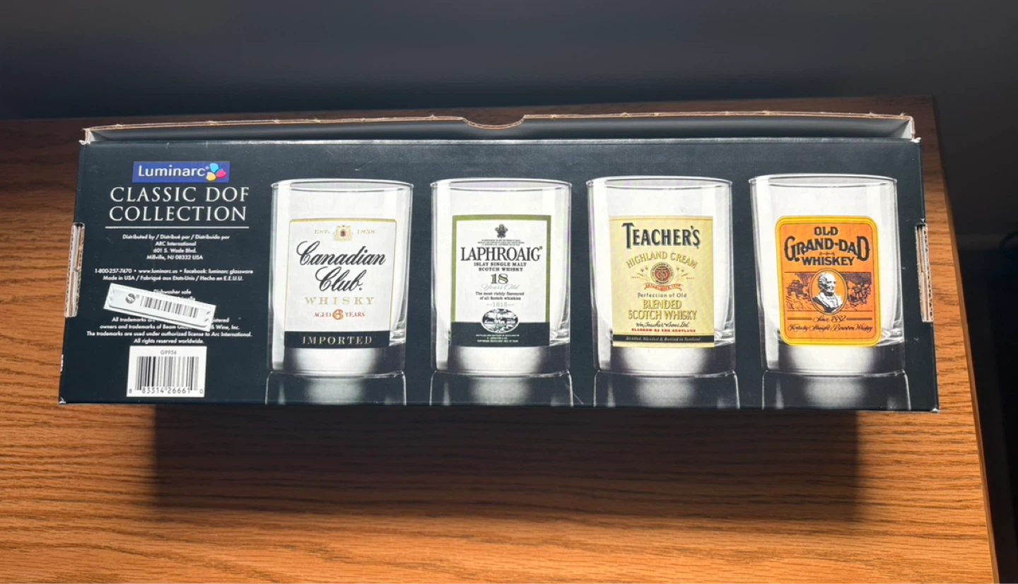 Luminarc Classic DOF Collection Whisky Glasses (Set of 4) - photo 2