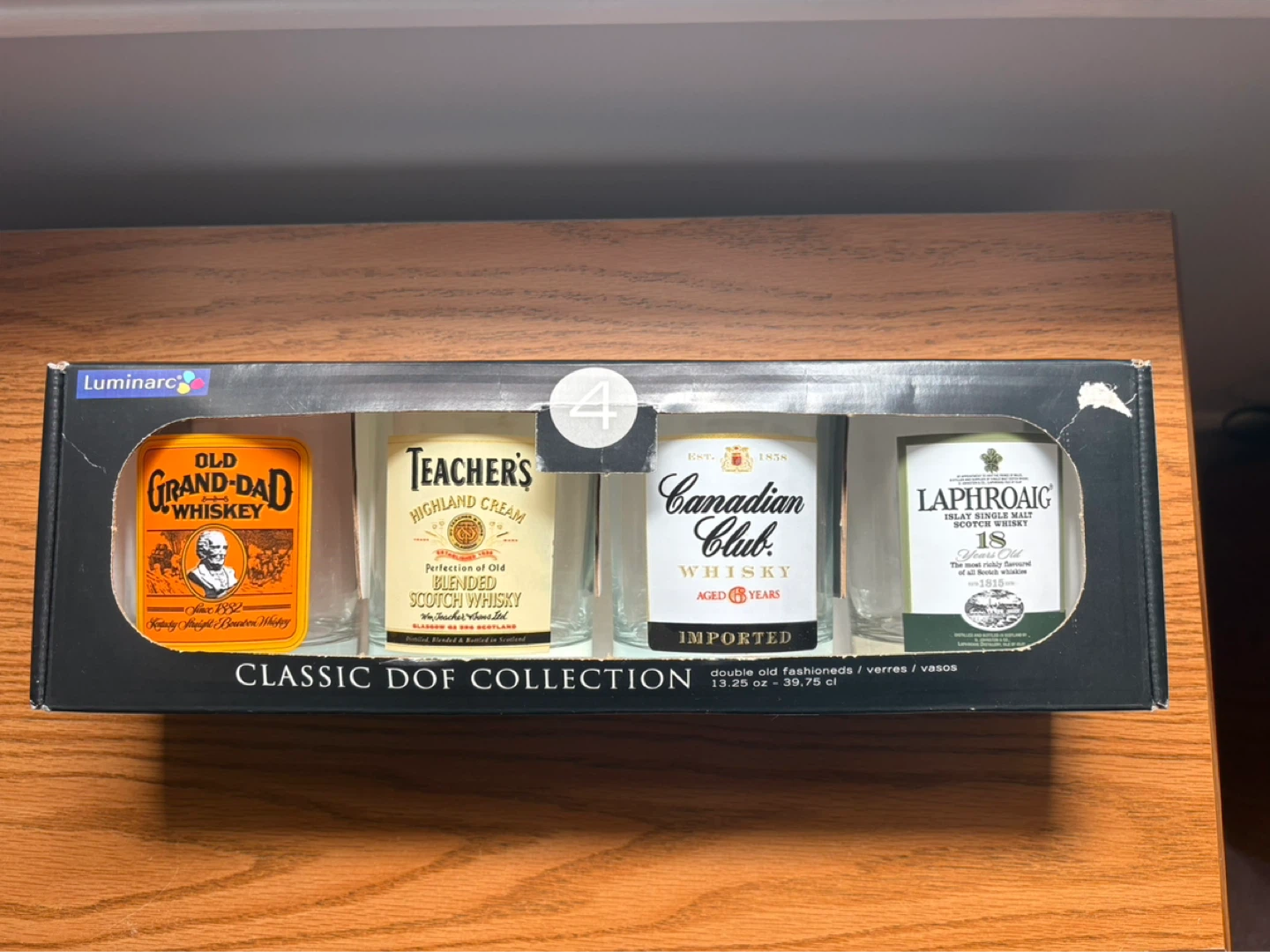 Luminarc Classic DOF Collection Whisky Glasses (Set of 4)