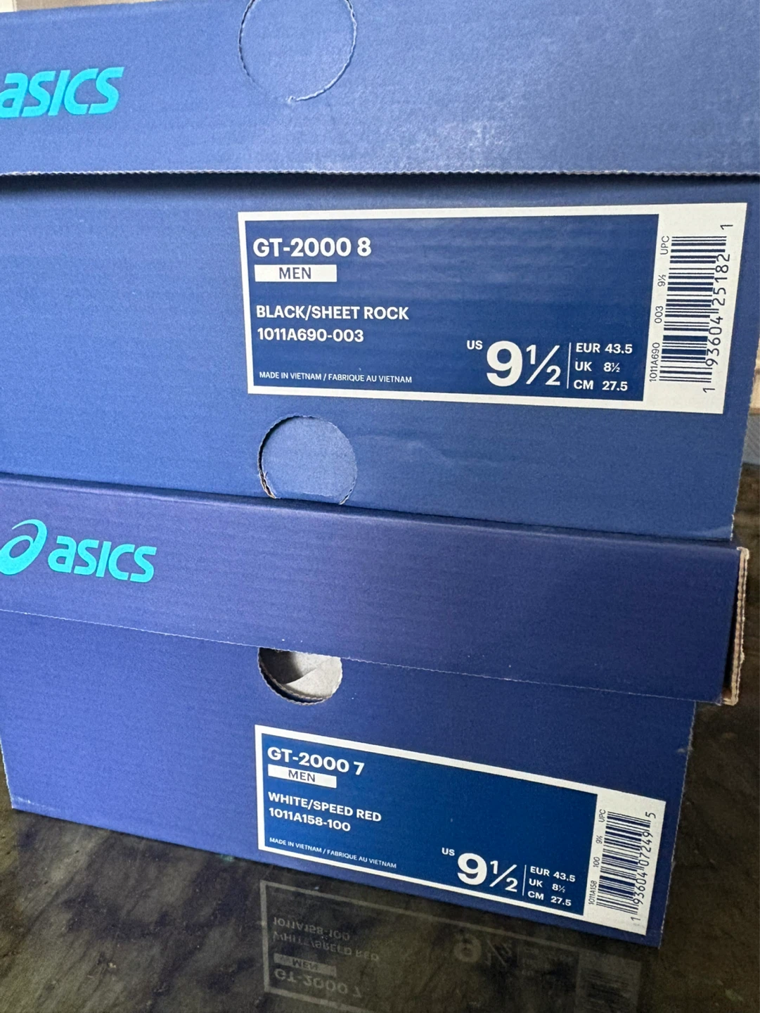 Asics GT-2000 7 & 8 Men's Runners - Sz 9.5 - $85ea/$150 2 pairs - photo 2