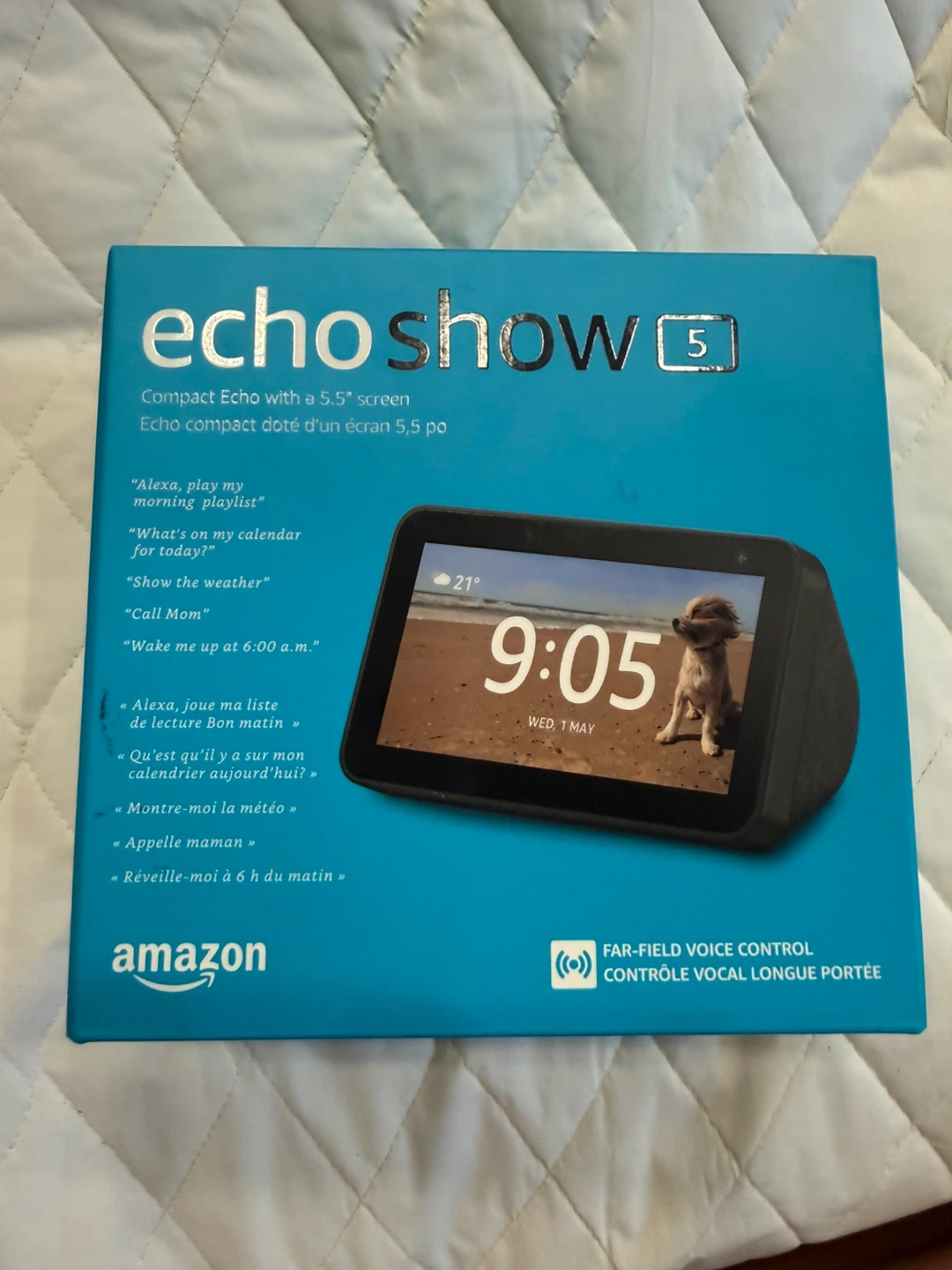 Amazon Echo Show 5 Full box