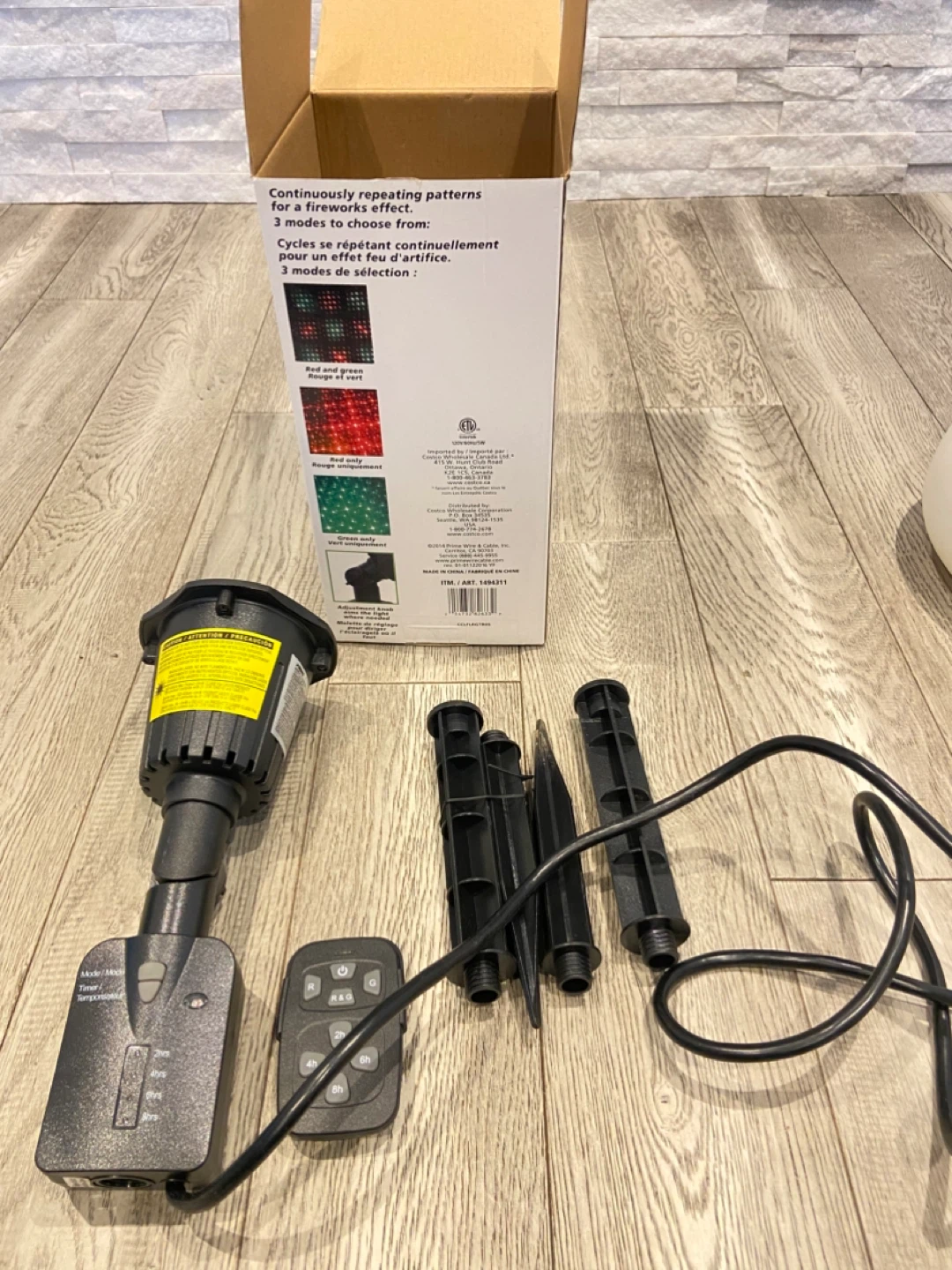 Prime Outdoor Laser Projector with Remote - photo 2