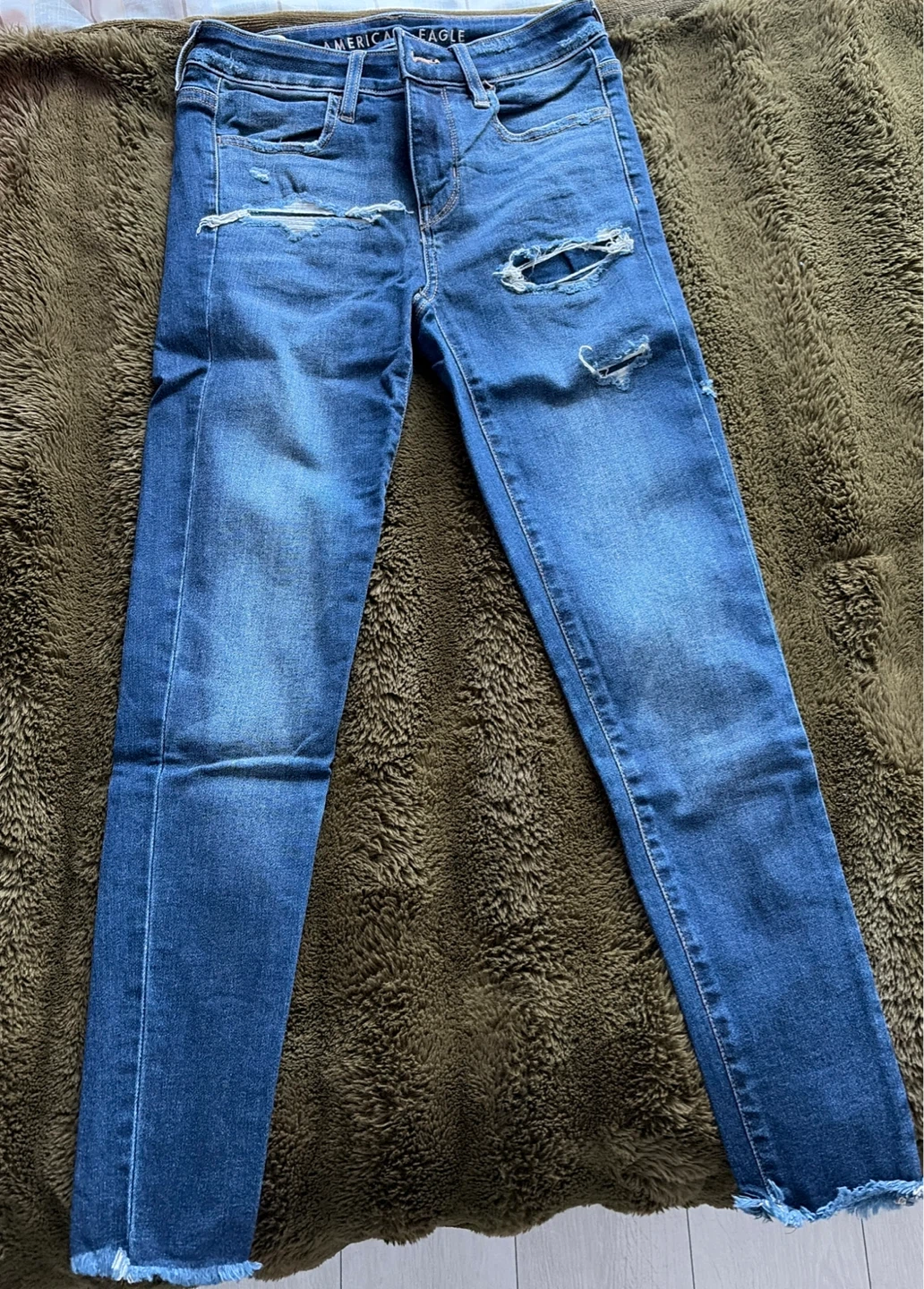 Blue Distressed Jeans