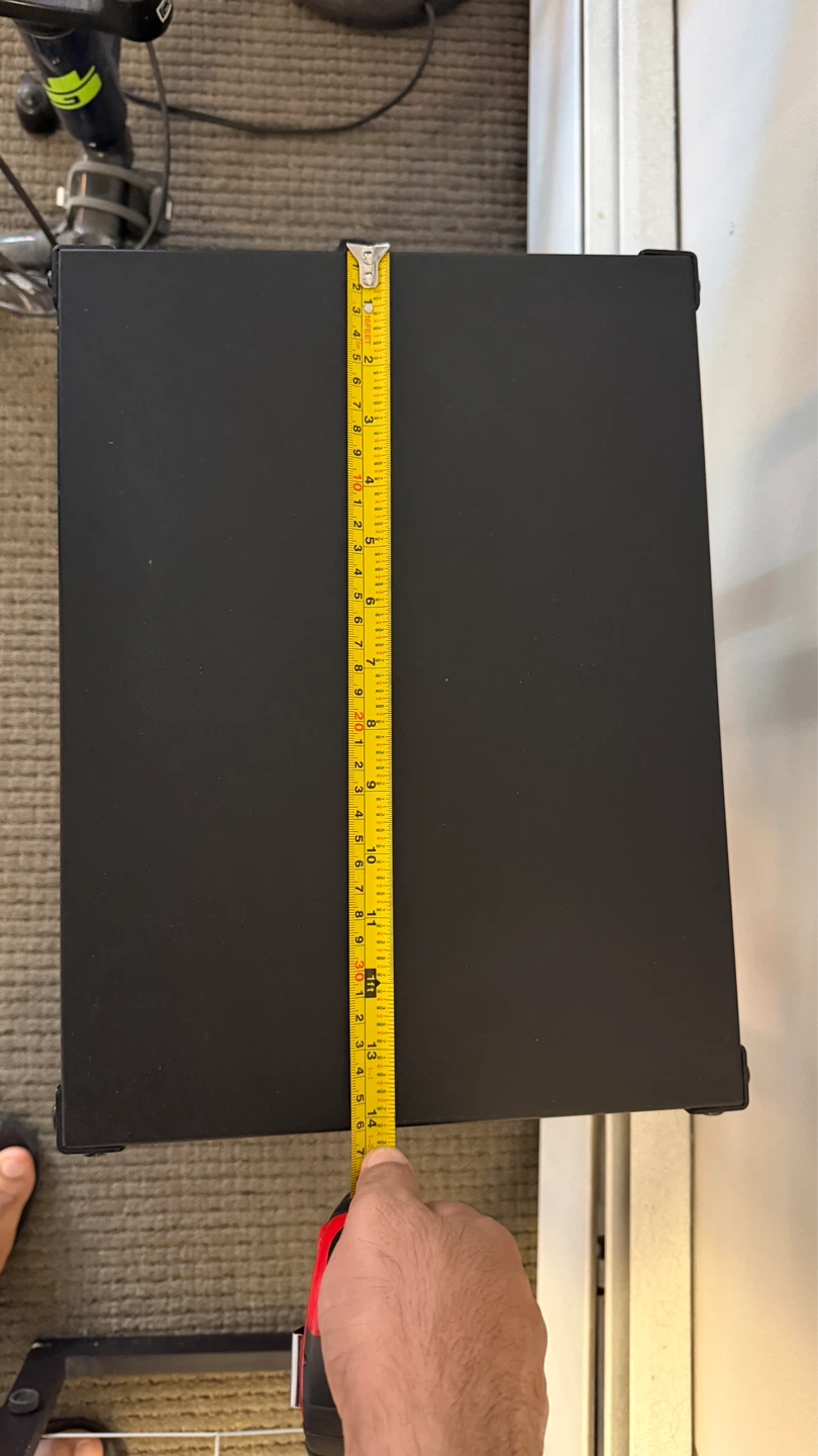 Black 2-Tier Side Table IKEA - photo 3