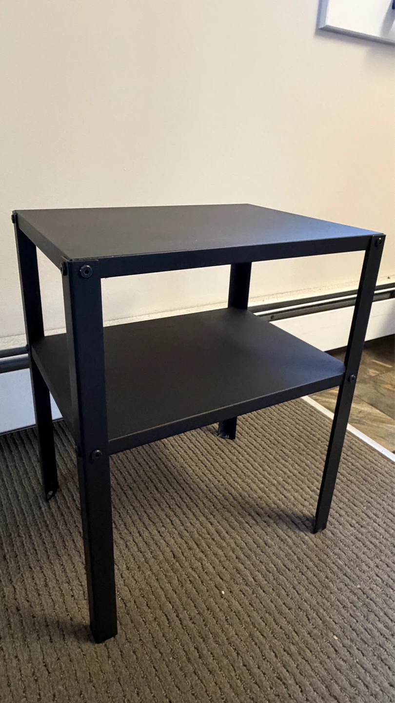 Black 2-Tier Side Table IKEA