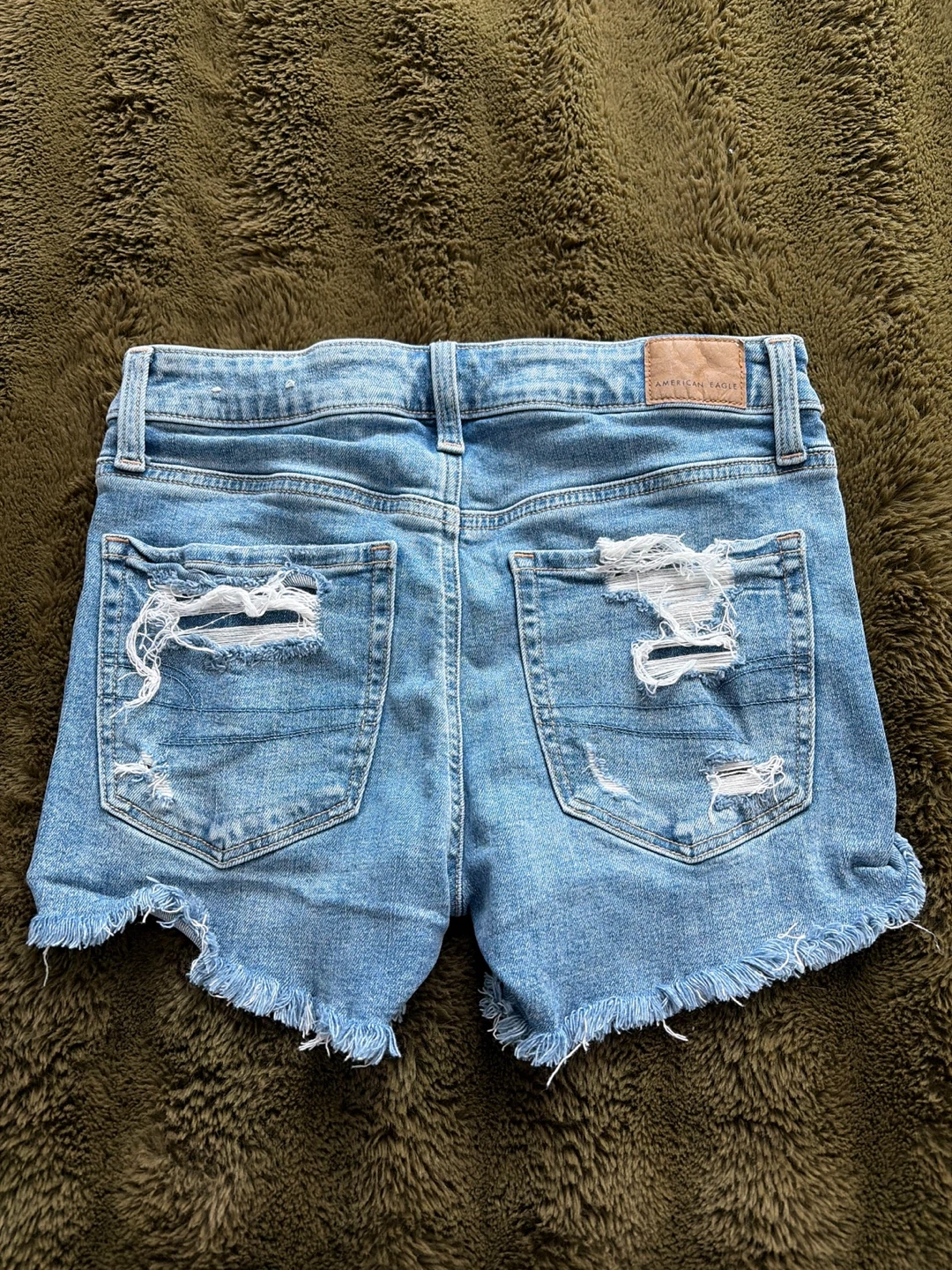 Distressed Denim Shorts - photo 2