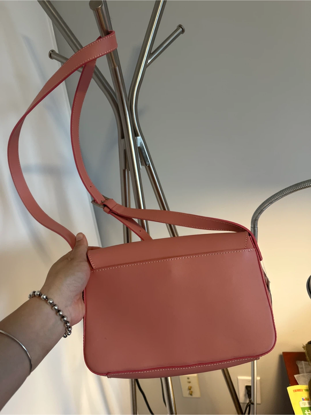 Agnès b. Pink Leather Shoulder Bag - photo 3