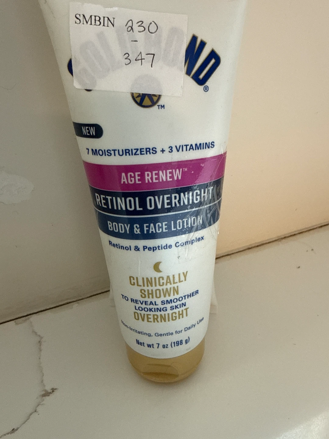 Gold Bond Age Renew Retinol Overnight Body & Face Lotion - photo 2