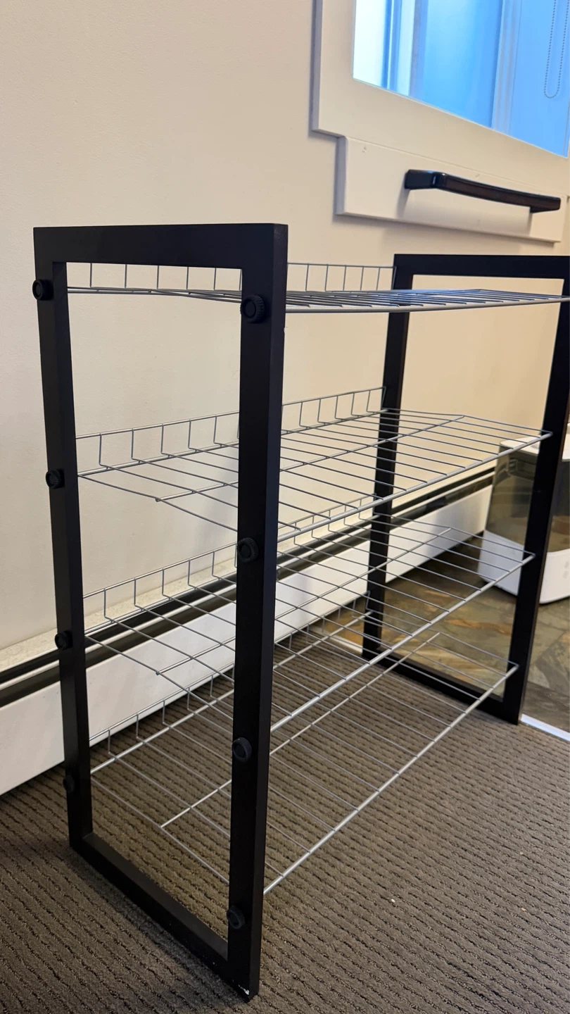 4-Tier Wire Shoe Rack - photo 2