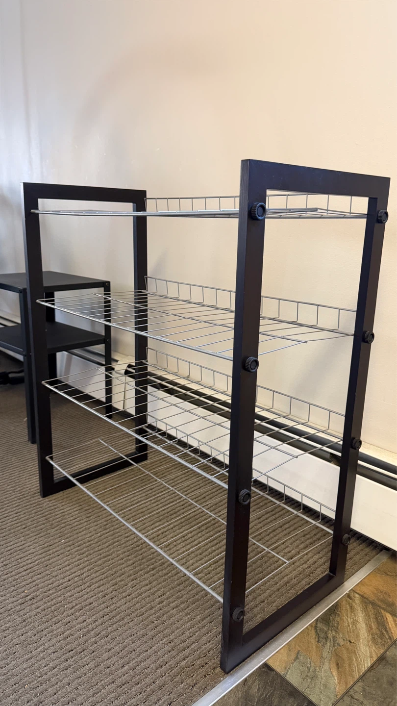 4-Tier Wire Shoe Rack