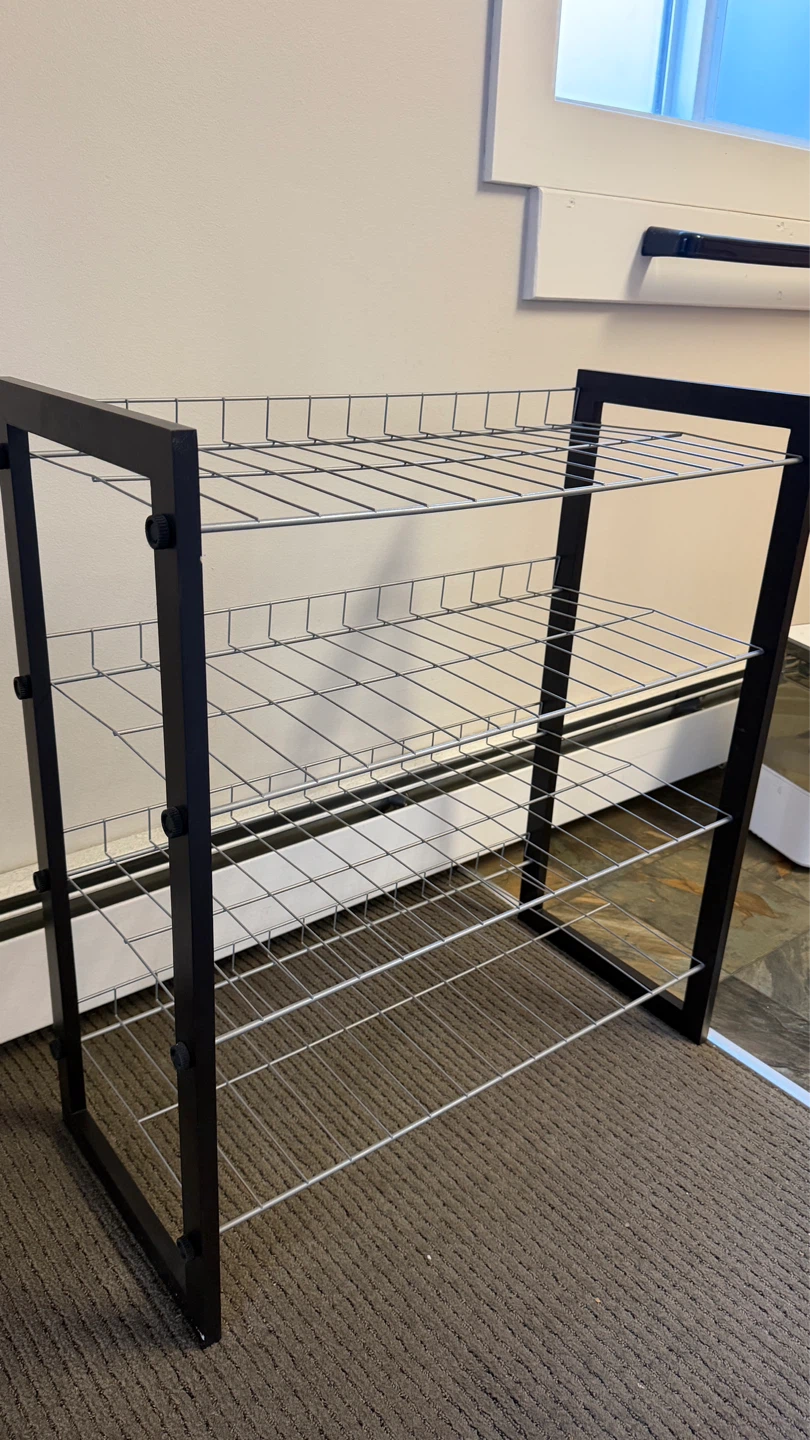 4-Tier Wire Shoe Rack - photo 4