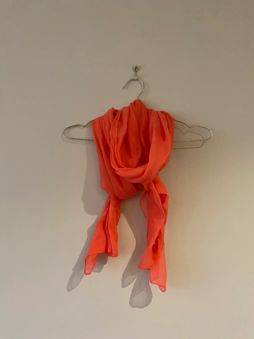 J crew Orange Sheer Scarf
