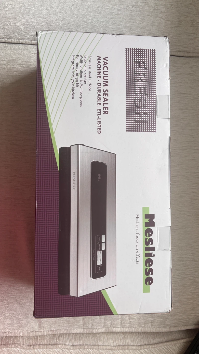 Mesliese Vacuum Sealer Machine with Bags and Roll