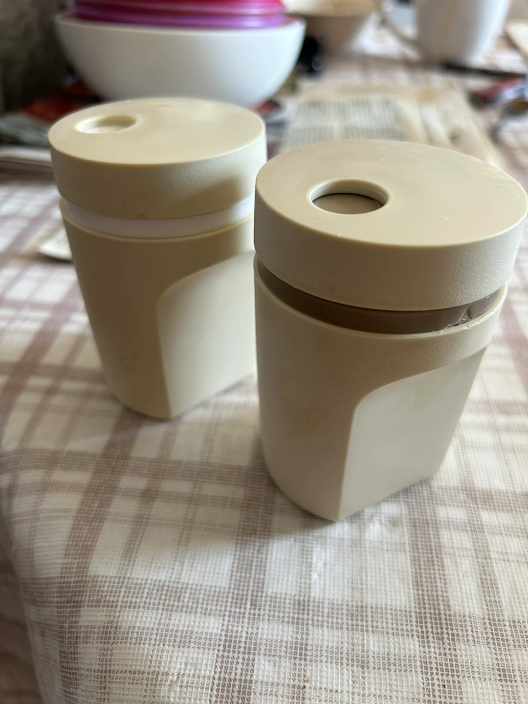 Tupperware Salt & Pepper Shakers - Set of 2