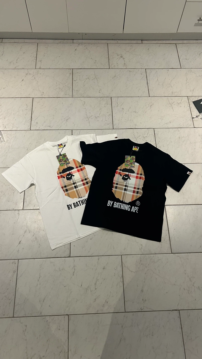 A Bathing Ape "BAPE" T-Shirts - Black & White