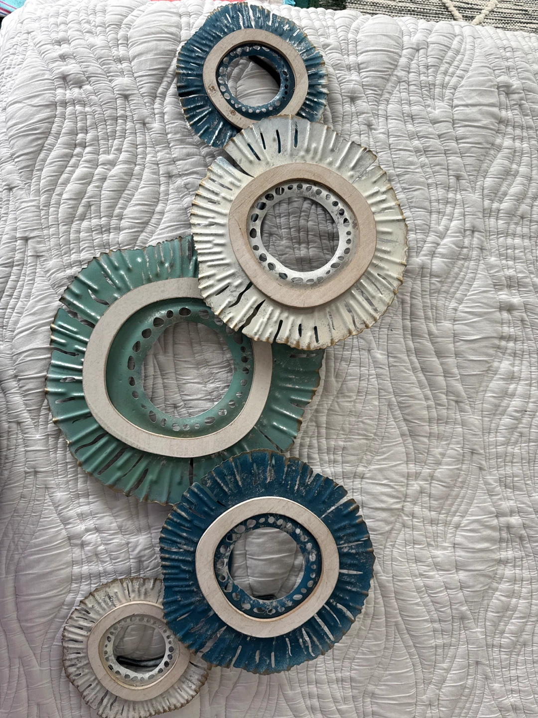 Metal Flower Wall Art Decor